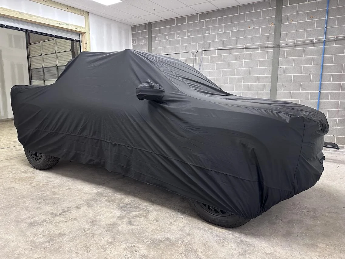 Rivian R1T R1S NEW PRODUCT! Rivian R1T Covers - Team 1EV BlackMaxx Rivian R1T Precision Fit Vehicle Cover RivCover1