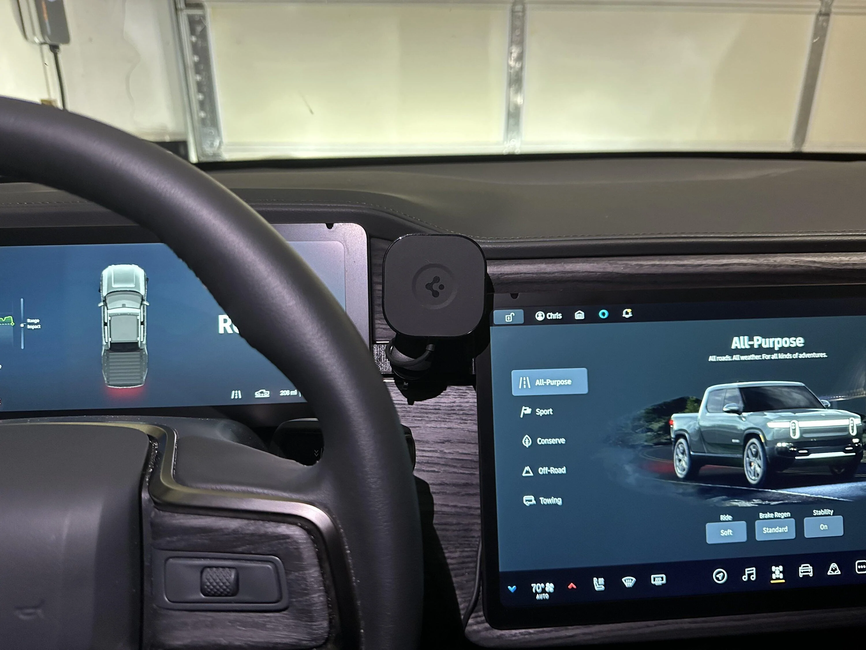 Rivian R1T R1S ProClip Phone Mount Released For Rivian -- Angled & Center Dash Options IMG_1373