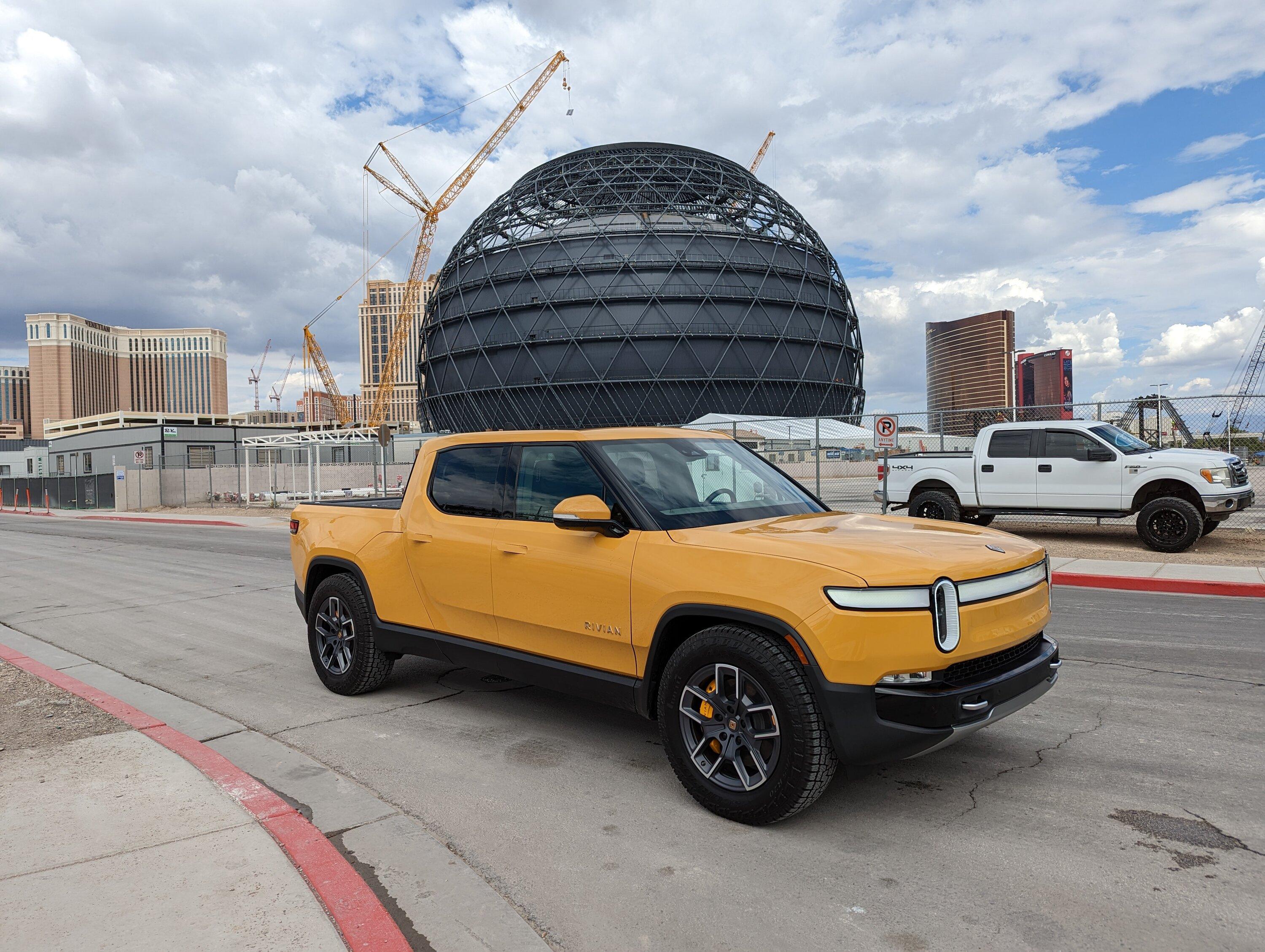 Rivian R1T R1S COMPASS YELLOW R1T Photos PXL_20220913_180027276