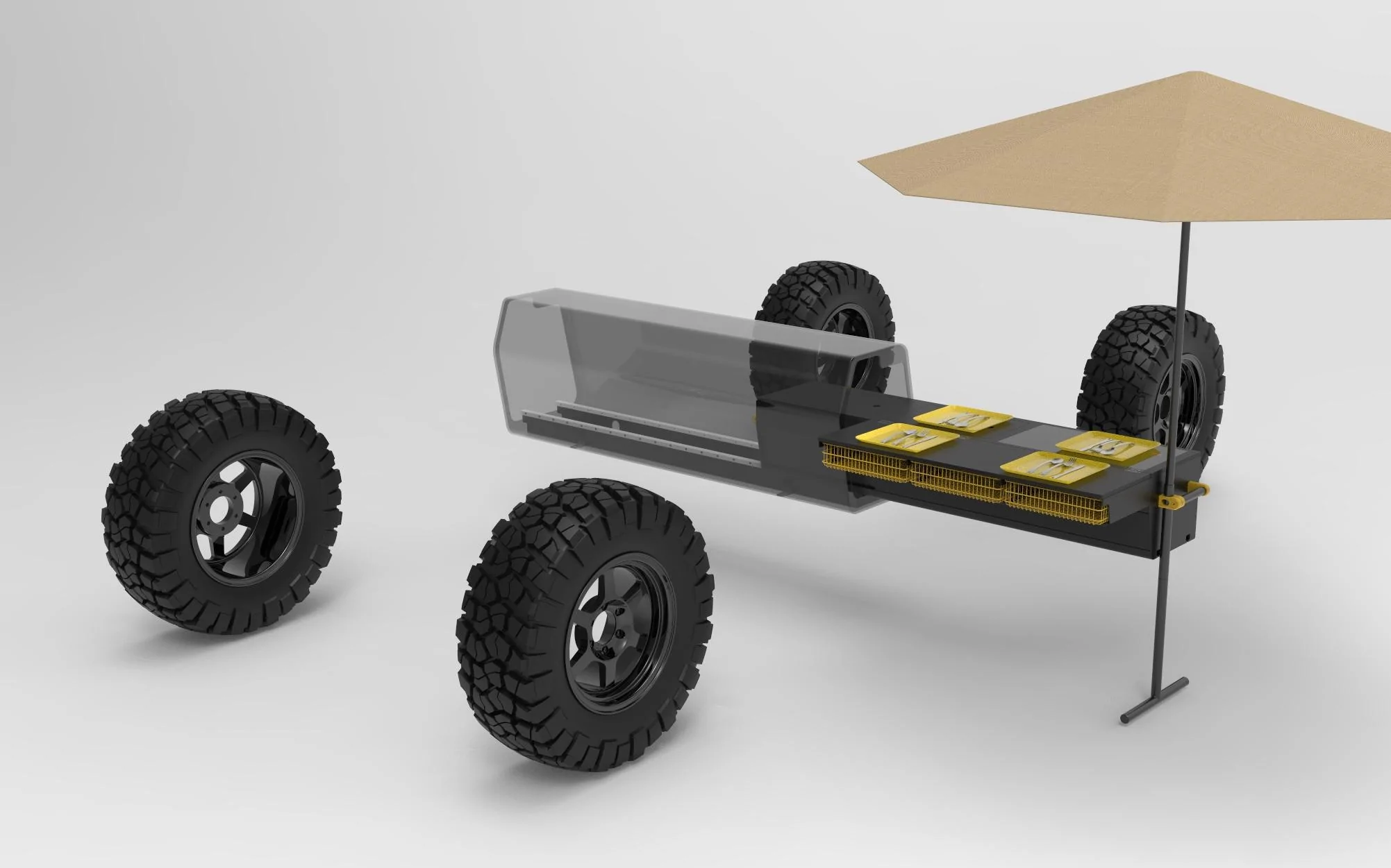 Rivian R1T R1S ʞ [=0===0] k Projects: Slide Out Camp Kitchen / Slide Out Bin Tray kook-03