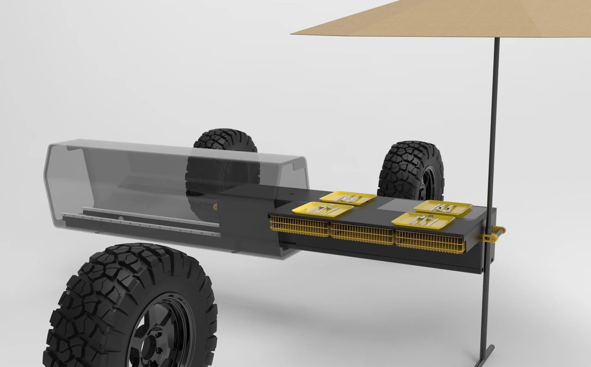 Rivian R1T R1S ʞ [=0===0] k Projects: Slide Out Camp Kitchen / Slide Out Bin Tray kook-04