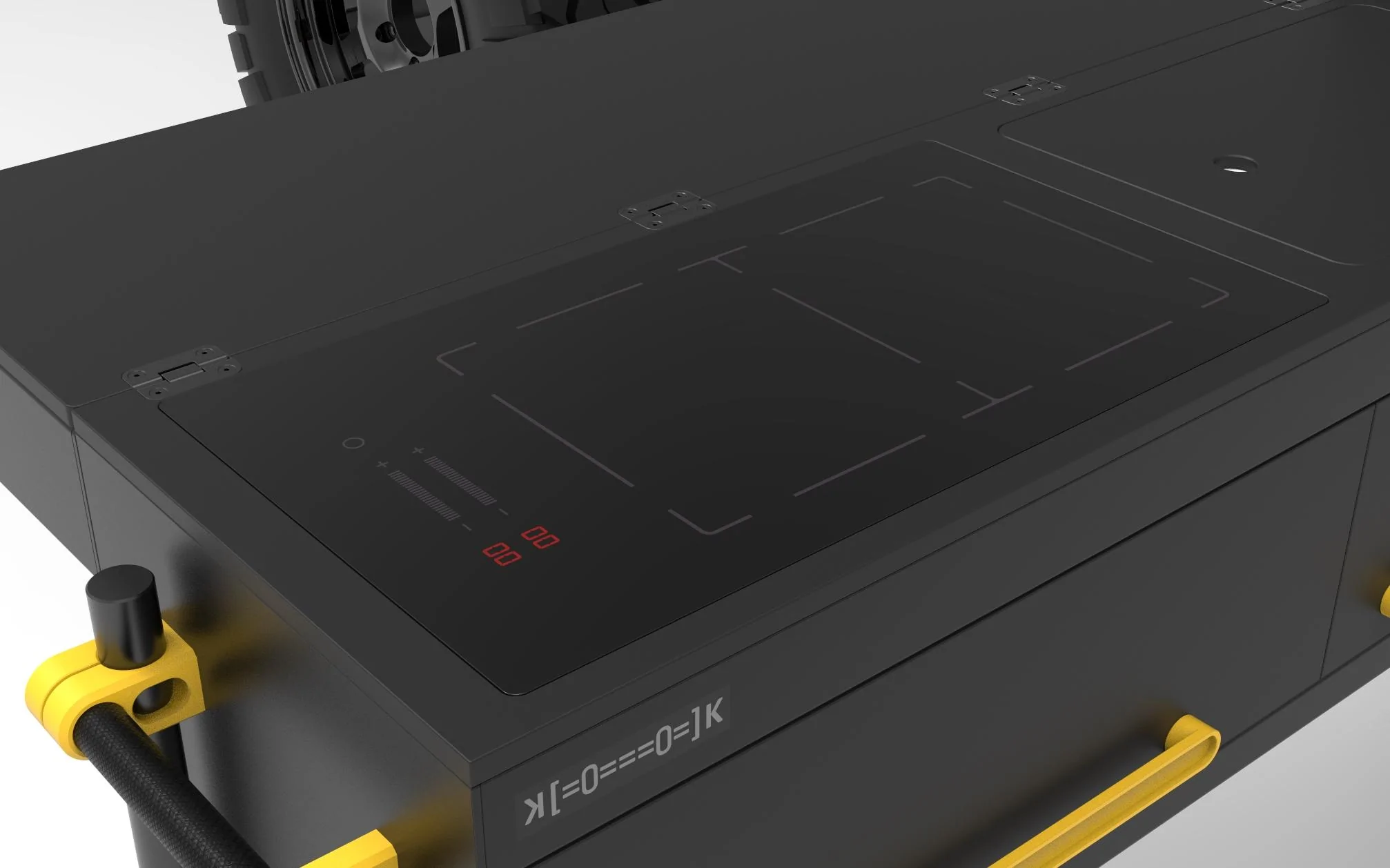 Rivian R1T R1S ʞ [=0===0] k Projects: Slide Out Camp Kitchen / Slide Out Bin Tray kook-09