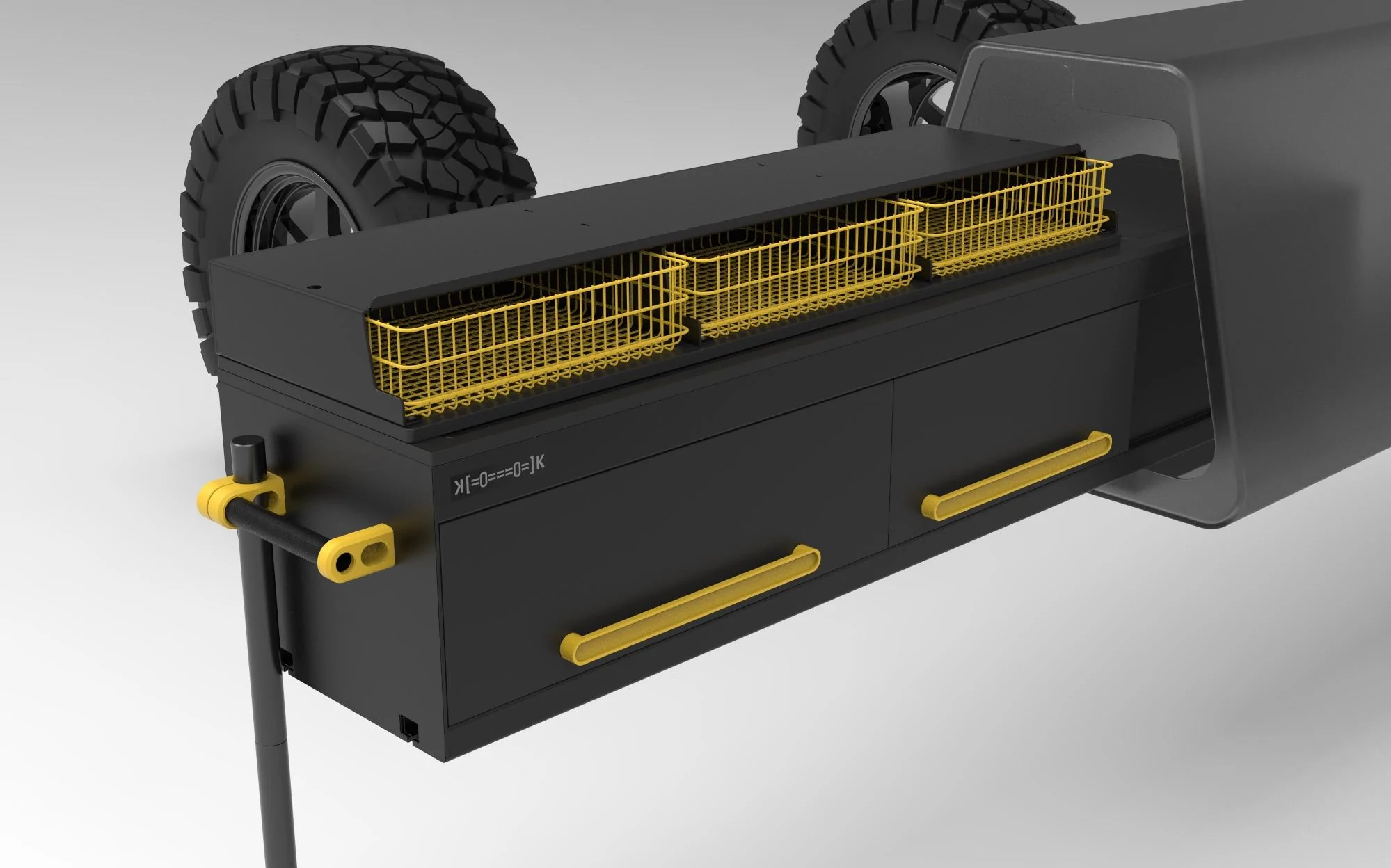 Rivian R1T R1S ʞ [=0===0] k Projects: Slide Out Camp Kitchen / Slide Out Bin Tray kook-18