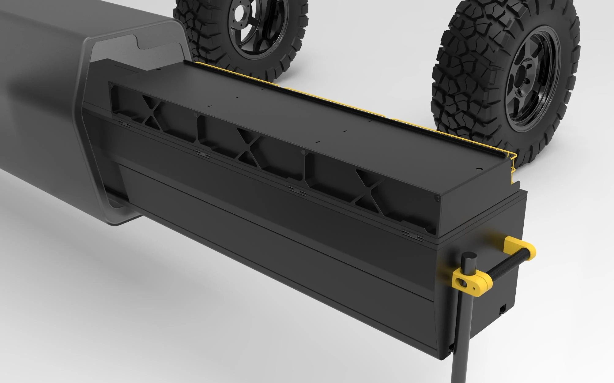 Rivian R1T R1S ʞ [=0===0] k Projects: Slide Out Camp Kitchen / Slide Out Bin Tray kook-19