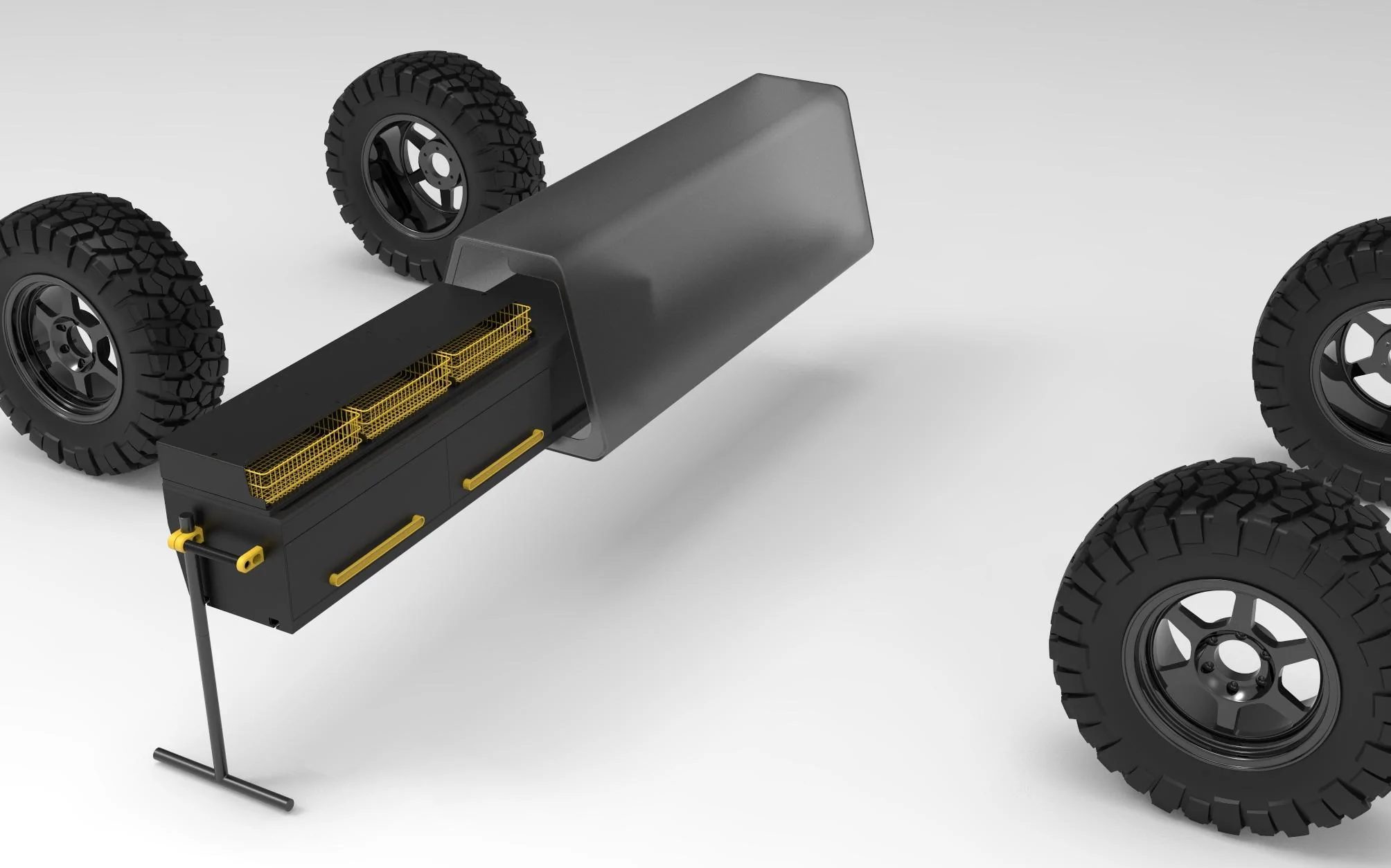 Rivian R1T R1S ʞ [=0===0] k Projects: Slide Out Camp Kitchen / Slide Out Bin Tray kook-21