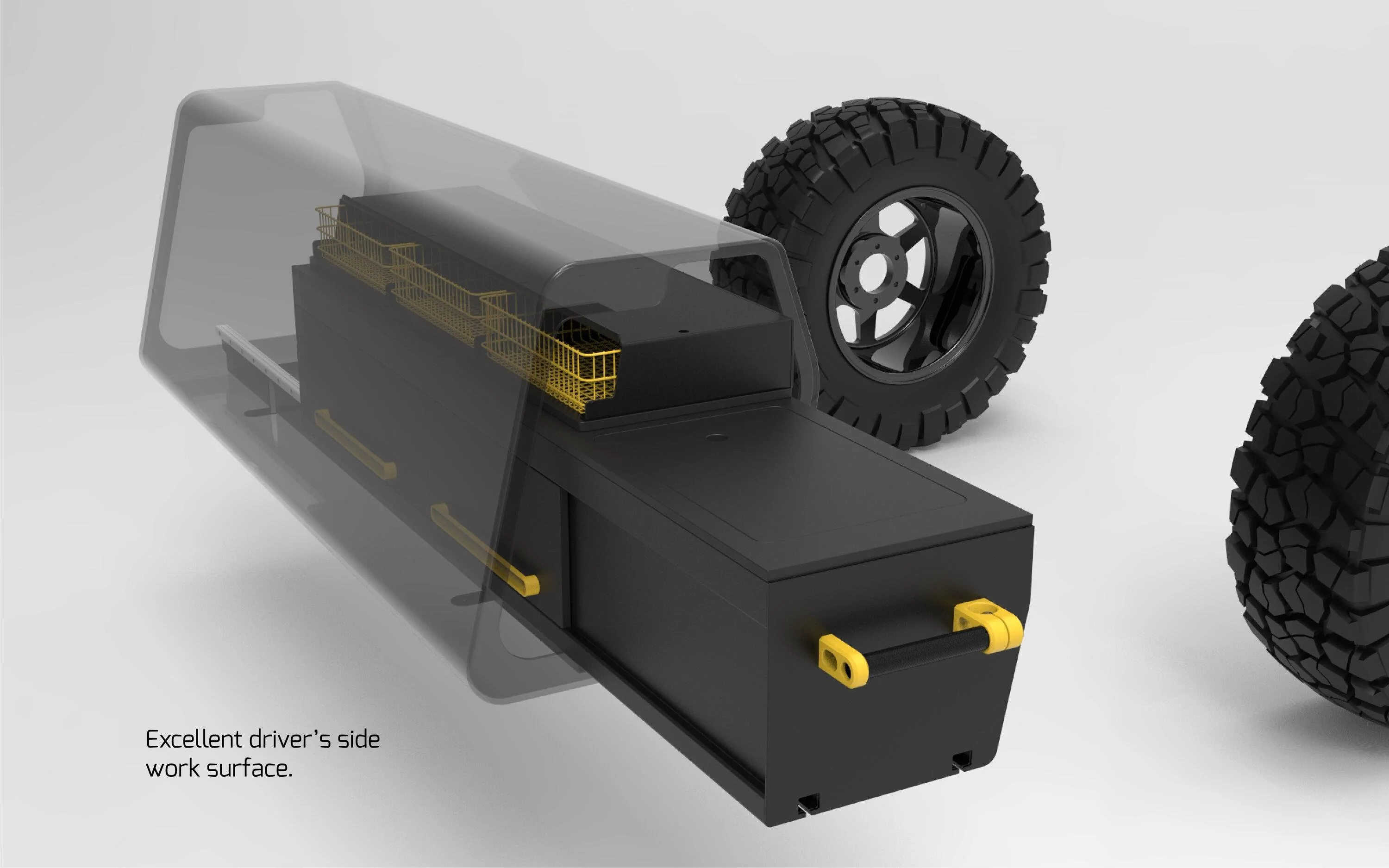 Rivian R1T R1S ʞ [=0===0] k Projects: Slide Out Camp Kitchen / Slide Out Bin Tray kook-29