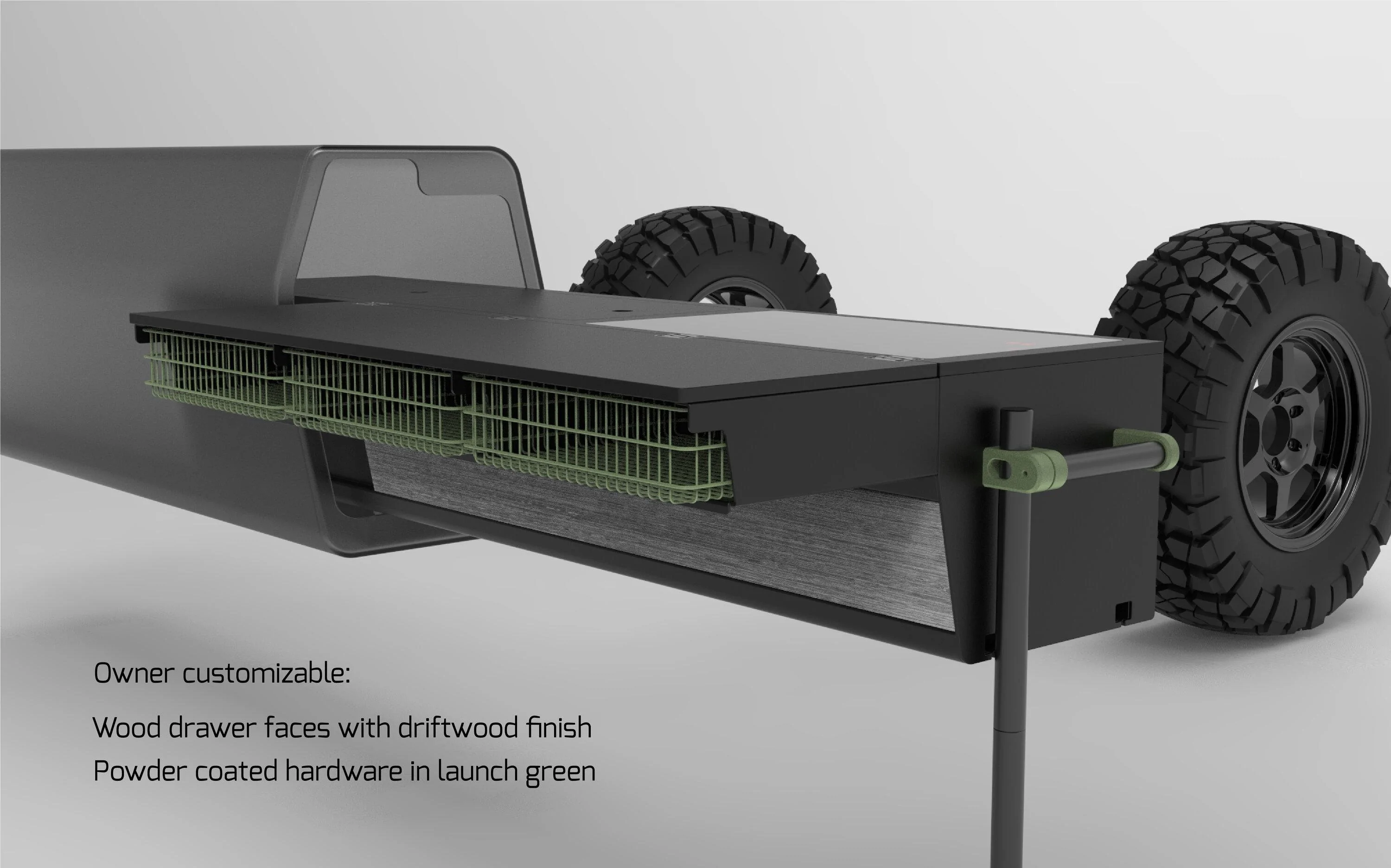 Rivian R1T R1S ʞ [=0===0] k Projects: Slide Out Camp Kitchen / Slide Out Bin Tray kook-36