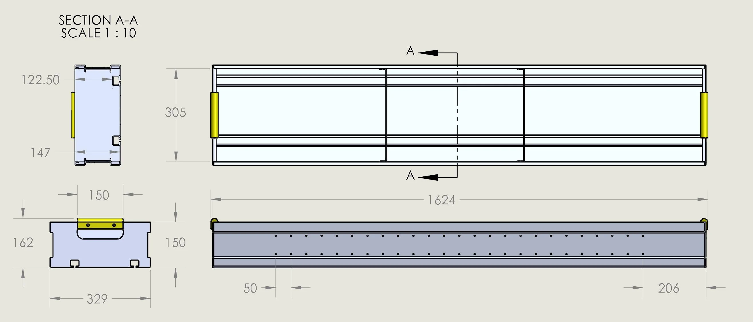 Rivian R1T R1S ʞ [=0===0] k Projects: Slide Out Camp Kitchen / Slide Out Bin Tray slide-box-dimensions
