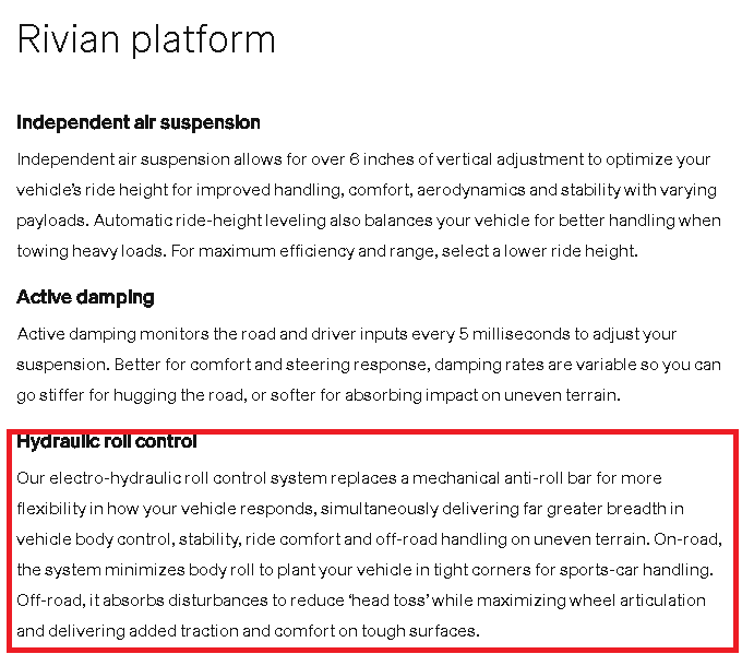Rivian R1T R1S Rivian Suspension Upgrade Coming...? 1669671160579