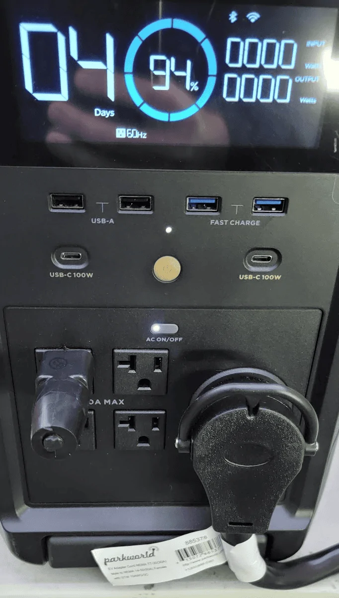 Rivian R1T R1S Charging a Rivian with an Ecoflow Delta Pro 1669785121415