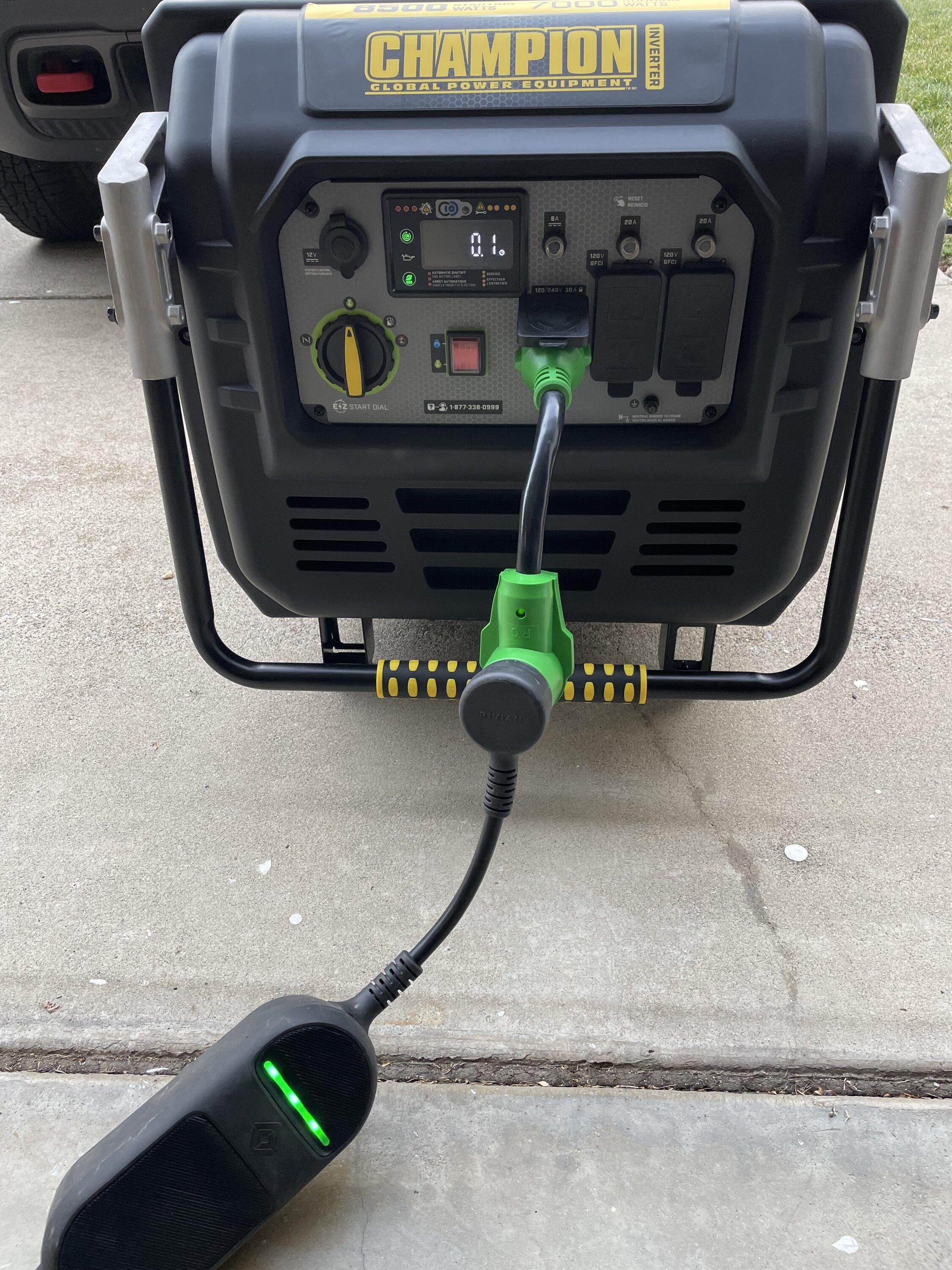 Rivian R1T R1S Let's Post Generators We Know Work To Charge IMG_5511