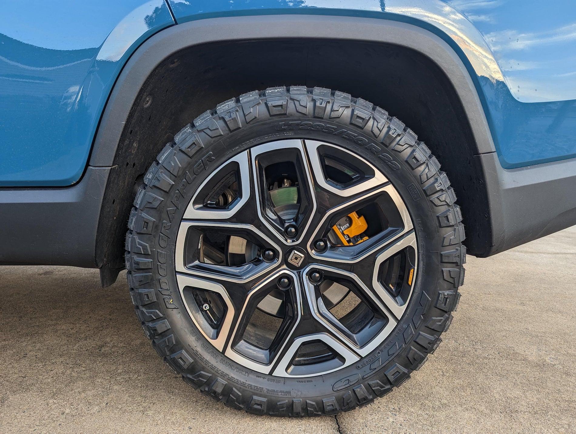 Rivian R1T R1S Nitto Ridge Grapplers tires (295/50/22) installed on 22” wheels on Rivian R1T Nitto Ridge Grapplers tires (295:50:22) installed on 22” wheels on Rivian R1T 3