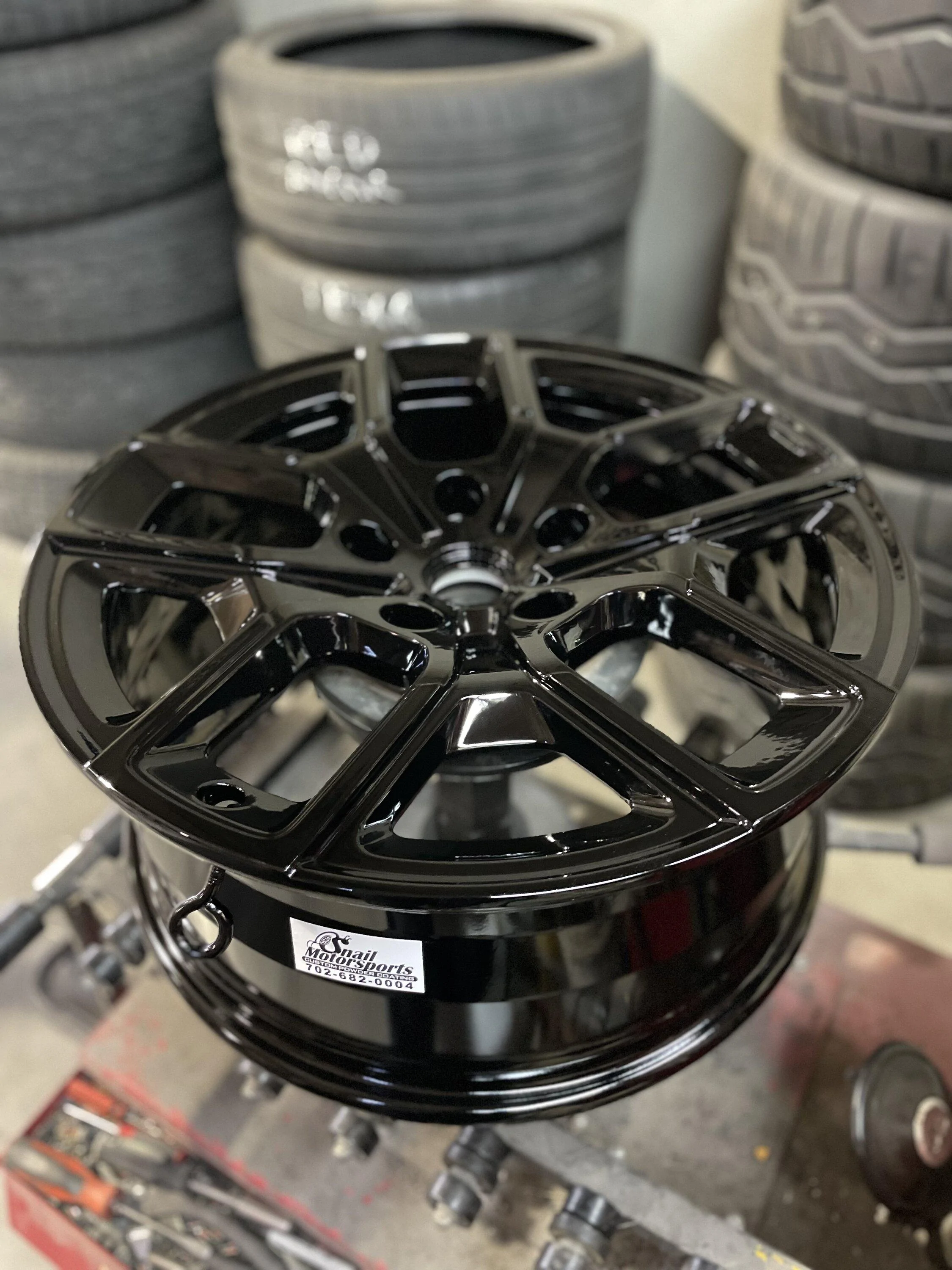 Rivian R1T R1S 20" Off-Road Wheels Powdercoated Gloss Black - Installed Pic E094FD0E-0977-420E-9E16-82FE57C6D5AE
