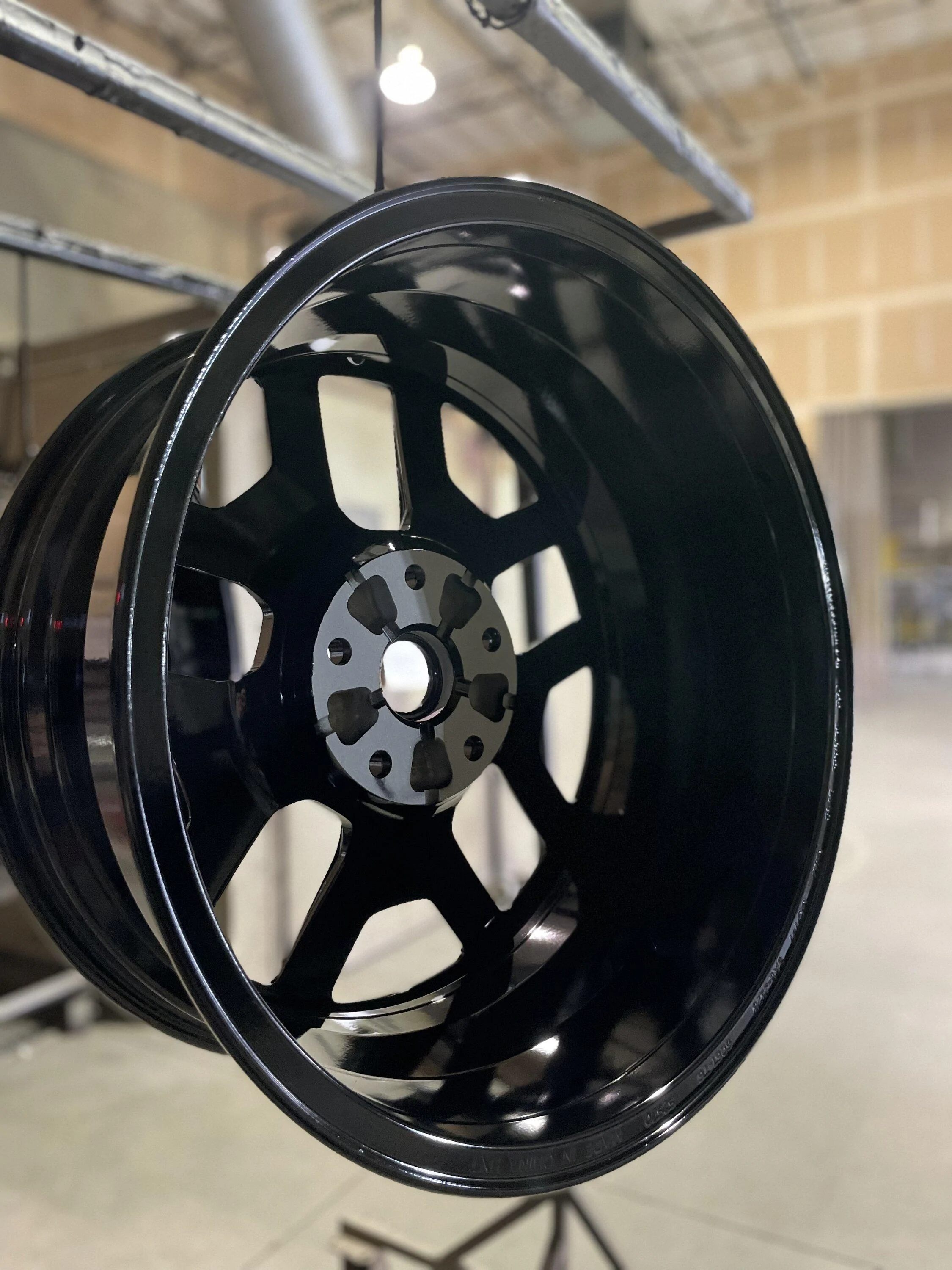 Rivian R1T R1S 20" Off-Road Wheels Powdercoated Gloss Black - Installed Pic 40352350-3B73-479F-B312-E4434559A1F0