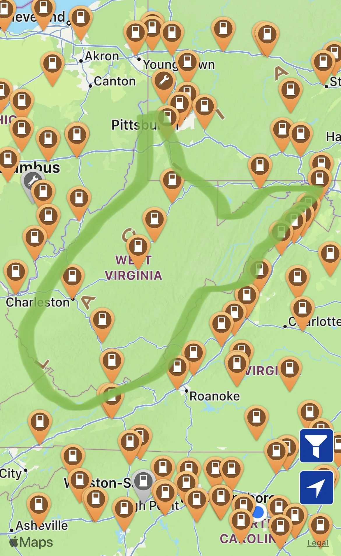Rivian R1T R1S West Virginia is a Rivian Dead Zone 3205FBAA-A706-4E57-B2DB-6C63C8C106D0