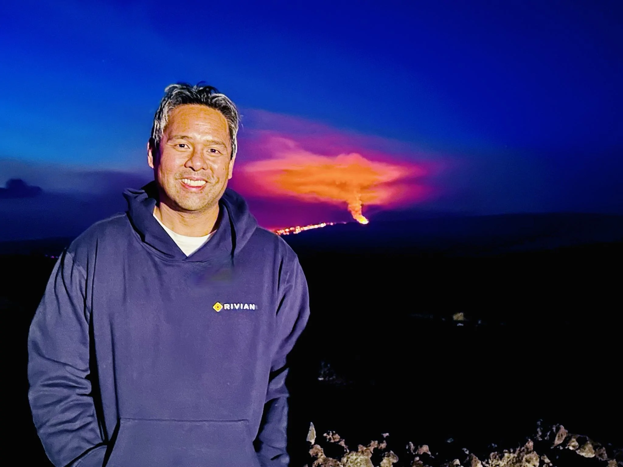 Rivian R1T R1S Rivian (swag) at Mauna Loa Eruption 5B7A8DDC-2760-41B1-8BAB-7CF3647C0ADB