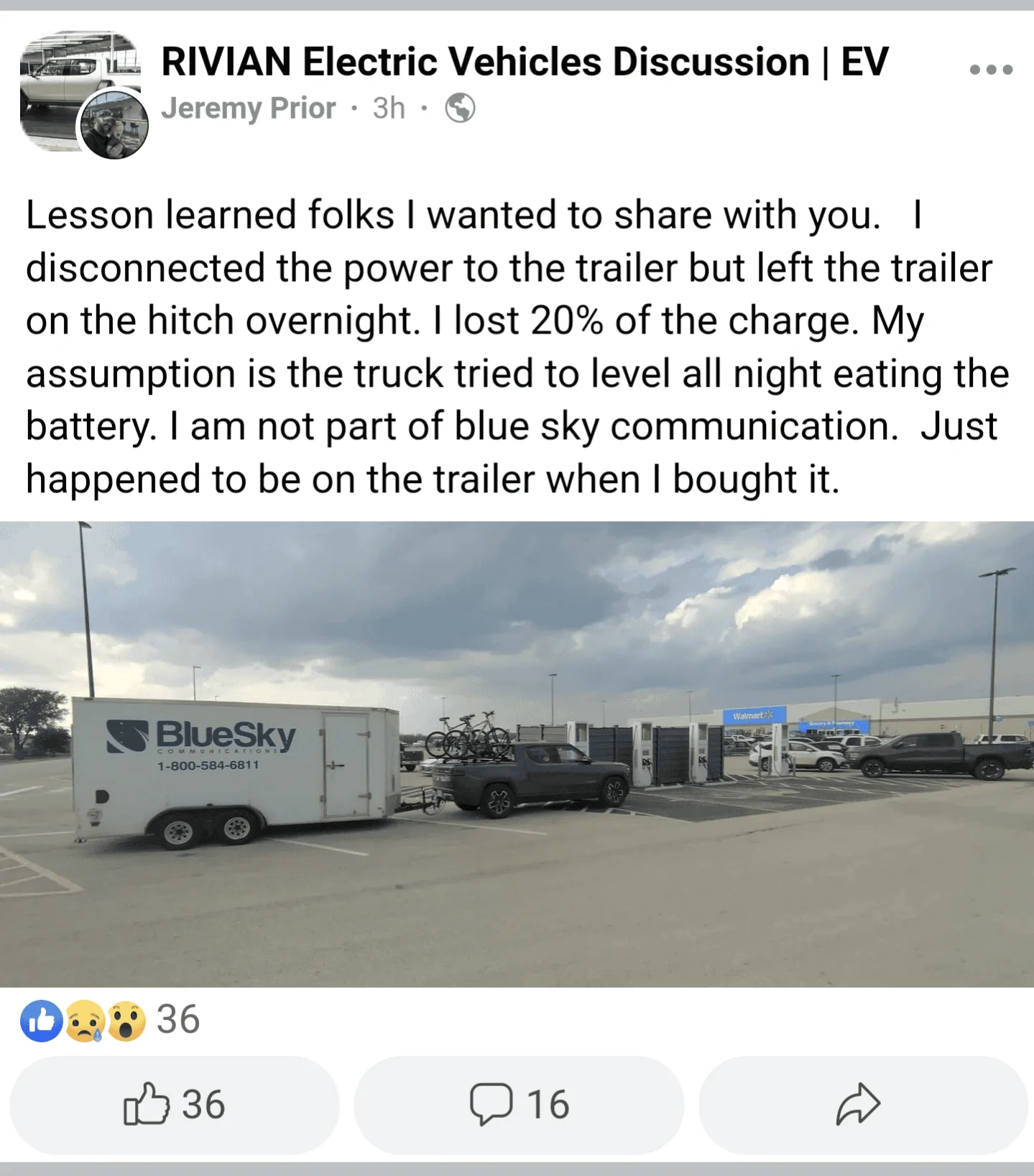 Rivian R1T R1S Any tests done on Vampire battery drain? Screenshot_20221208-224624