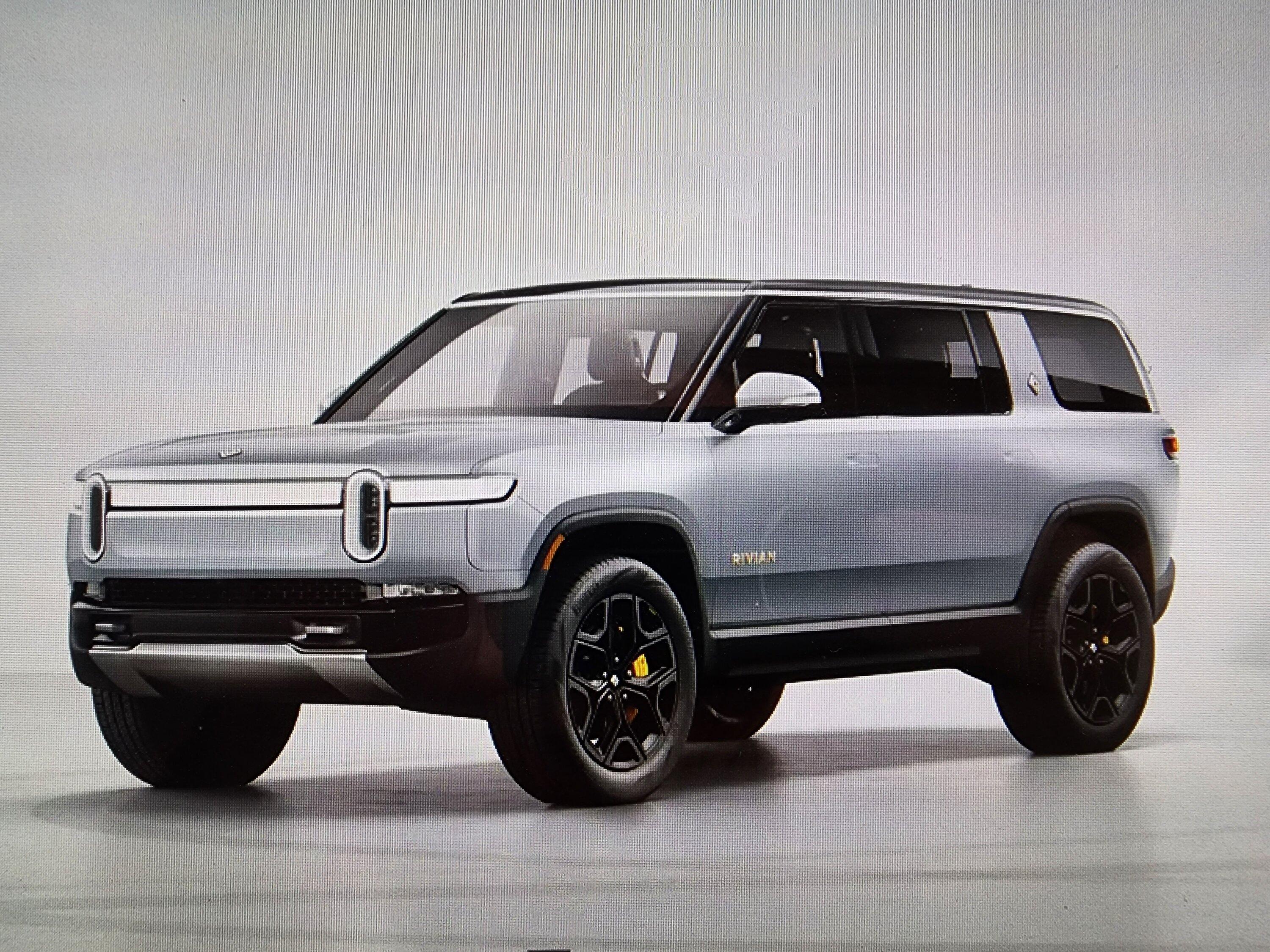 Rivian R1T R1S First Accident - R1T held up well 20221210_193924