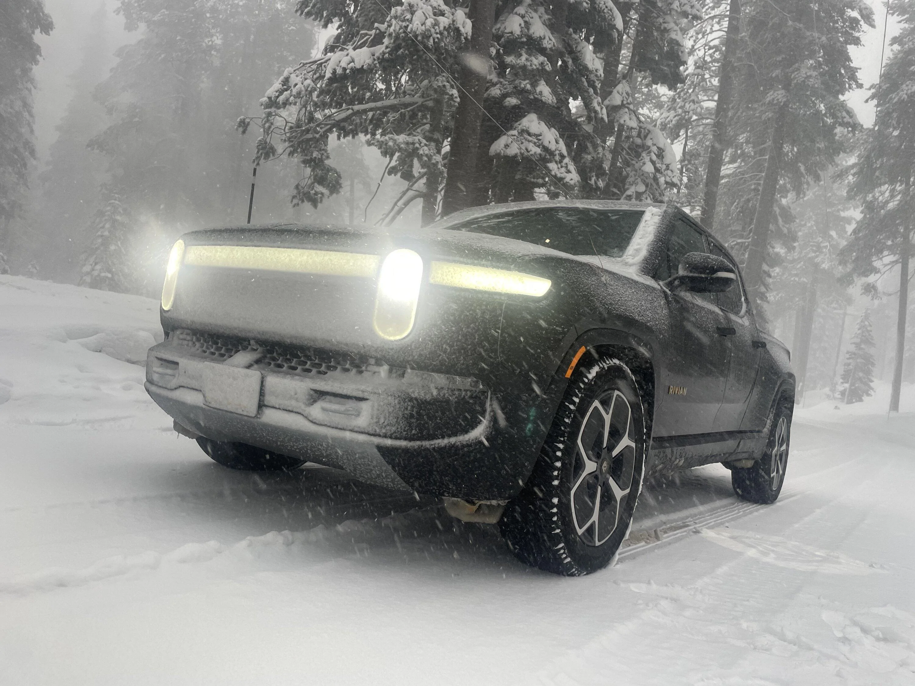 Rivian R1T R1S Your experience stopping on snow, on a downslope hill? 9B08E51A-F289-4D10-8EB8-58FCDC0BB934