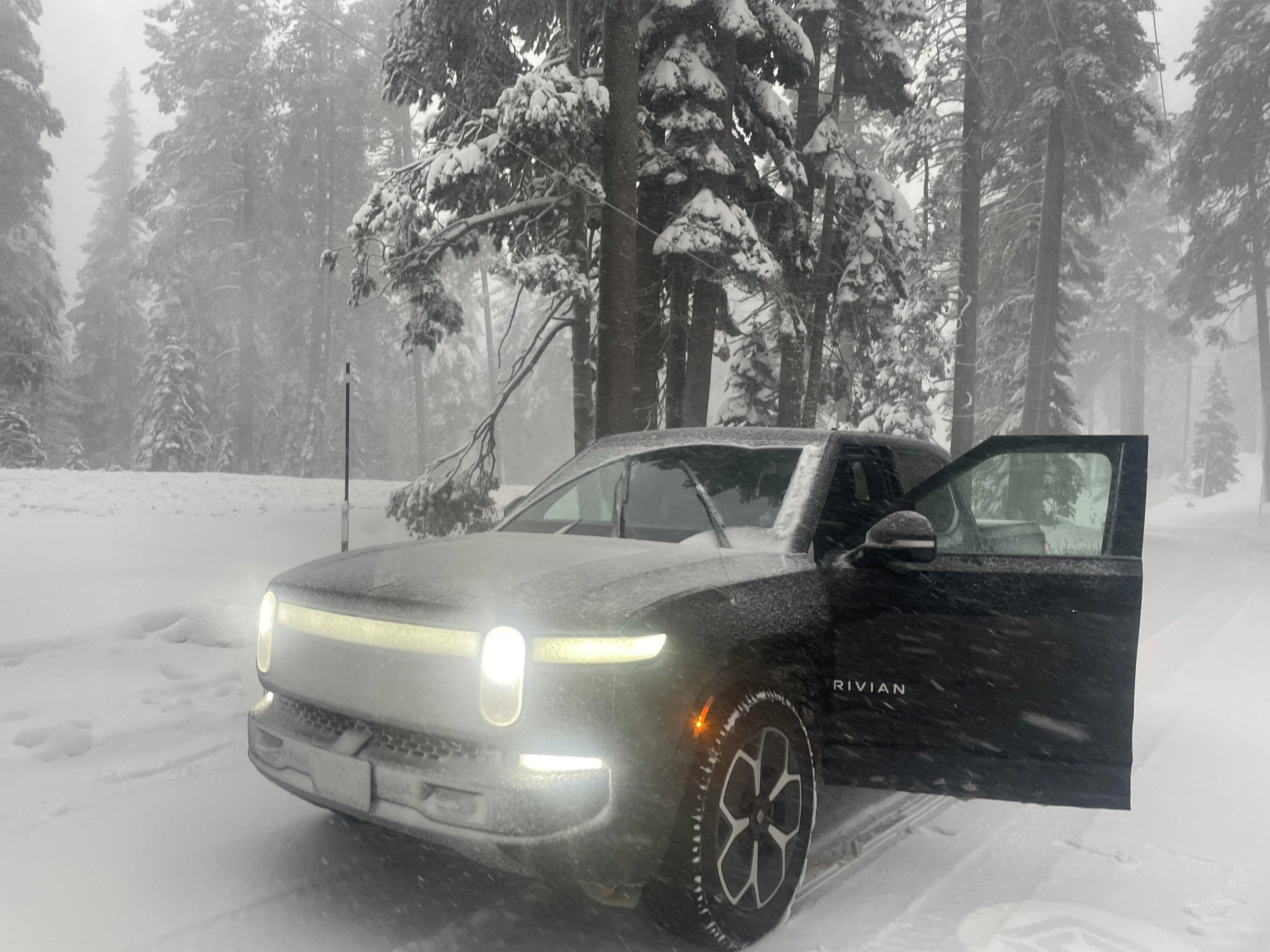 Rivian R1T R1S Your experience stopping on snow, on a downslope hill? F52F4F2E-E1EC-4778-B7D2-C4C2F5730A4B