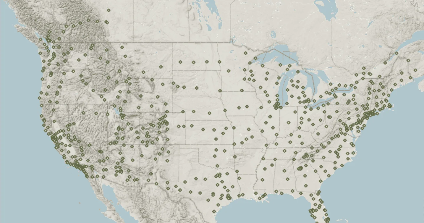 Rivian R1T R1S Rivian Adventure Network Charging Stations Map Updated - Coming Soon Locations 1670899854786