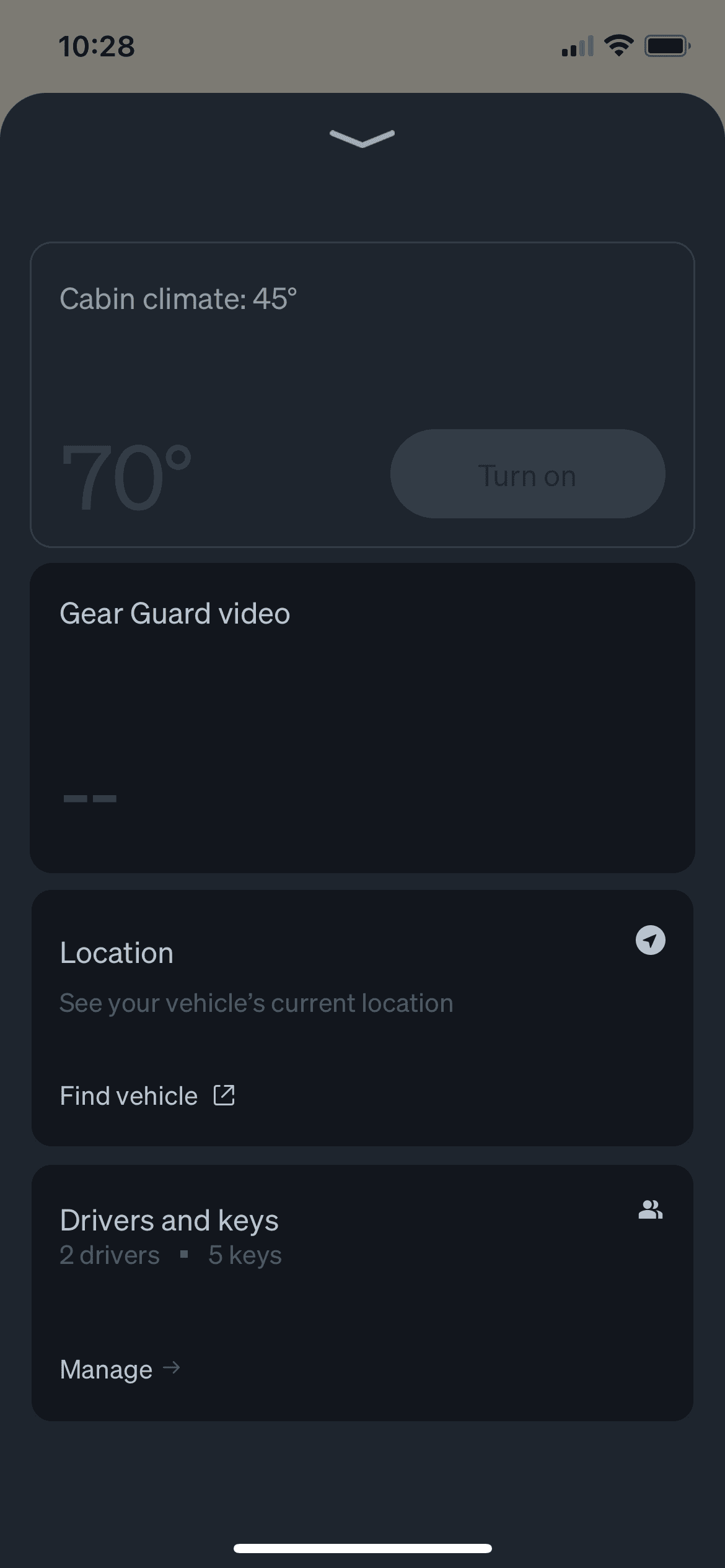 Rivian R1T R1S Climate control in Rivian App is grayed out? IMG_4577