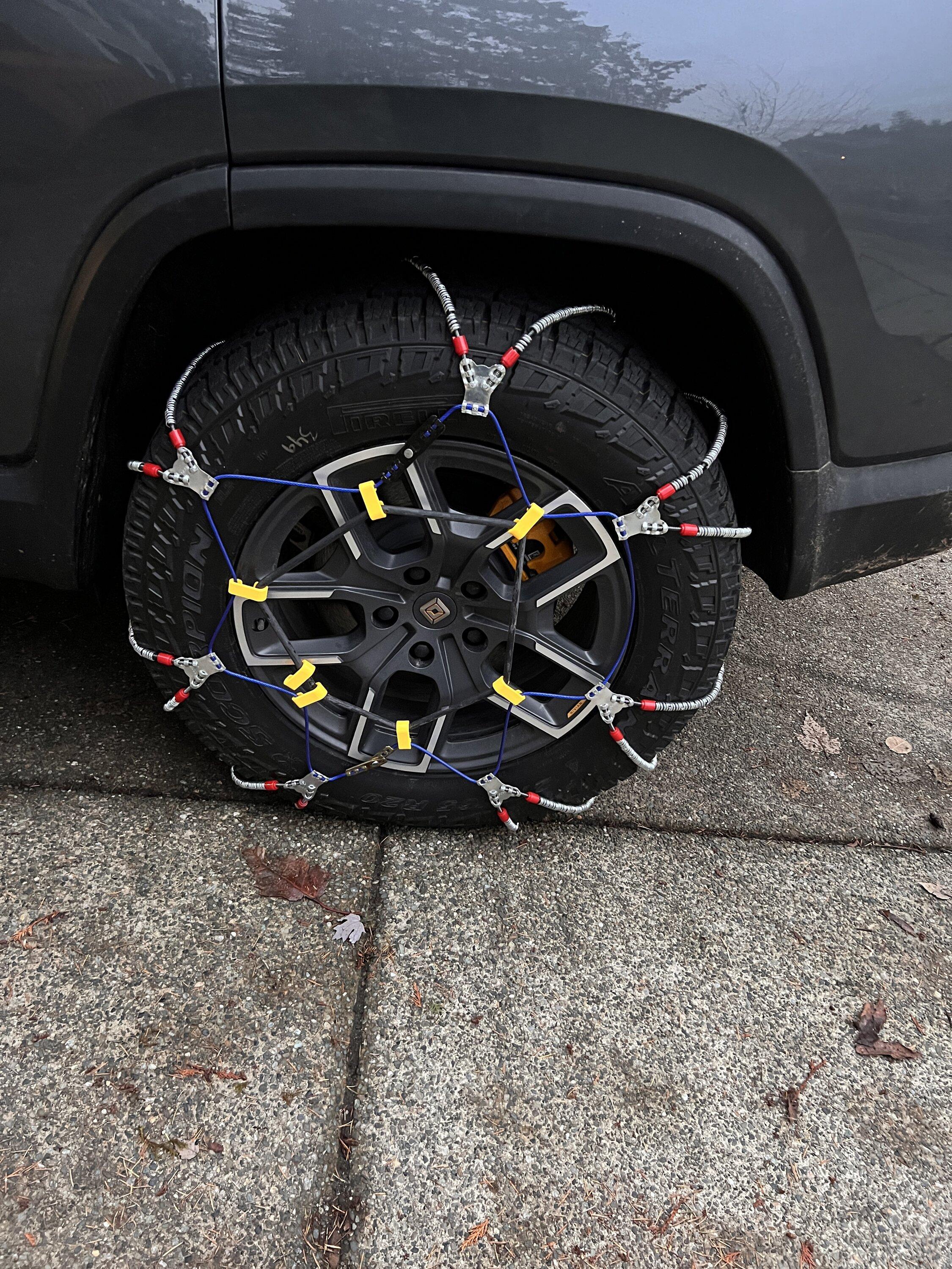 Rivian R1T R1S Snow socks for the 20s. 71E7DCD4-C91B-4365-BB1C-5D0336B48234
