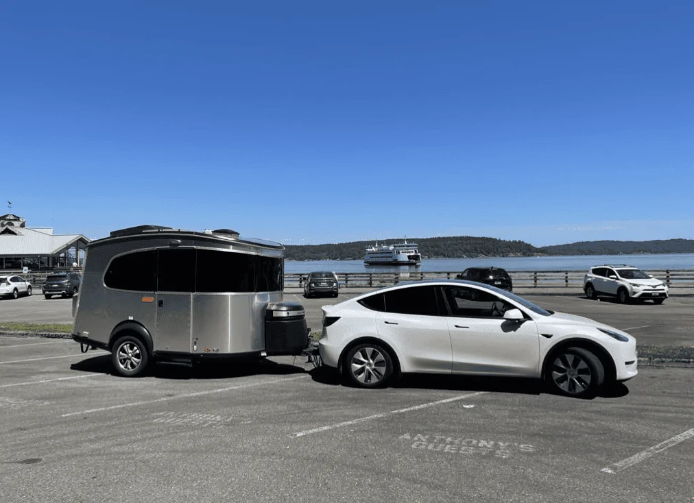 Rivian R1T R1S Tow Test - Rivian R1T & nuCamp TAB 320 S Boondock Teardrop Trailer 1671037022744