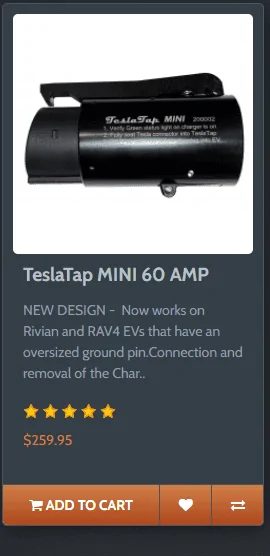 Rivian R1T R1S Tesla to j1772 adapter recommendations? 1671060600291