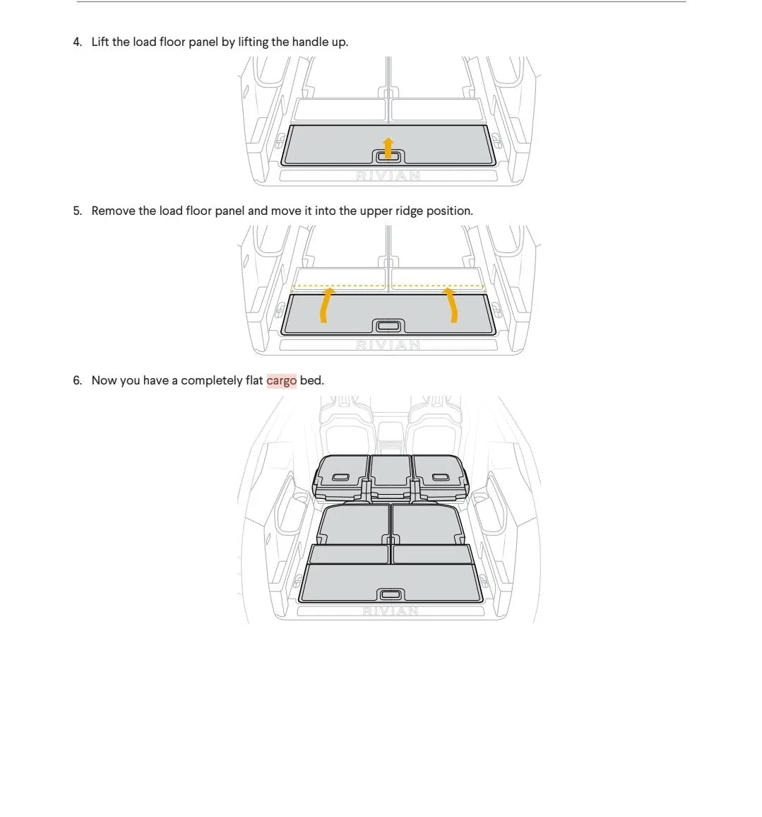 Rivian R1T R1S 3rd Row Lay Flat Issue Screenshot_20221214_222217_Samsung Notes