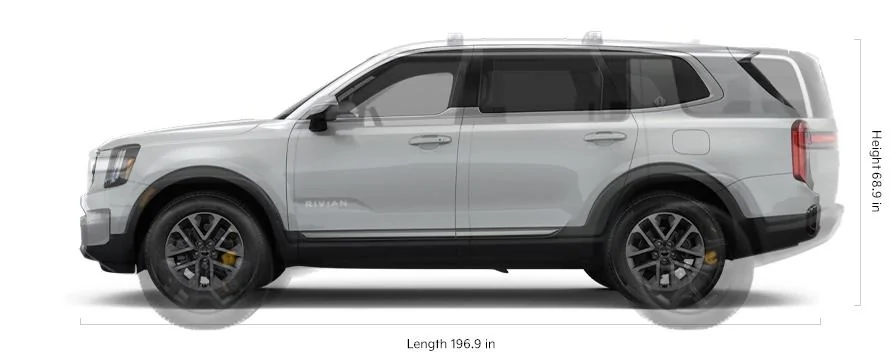 Rivian R1T R1S R1S interior size vs. other SUVs? com