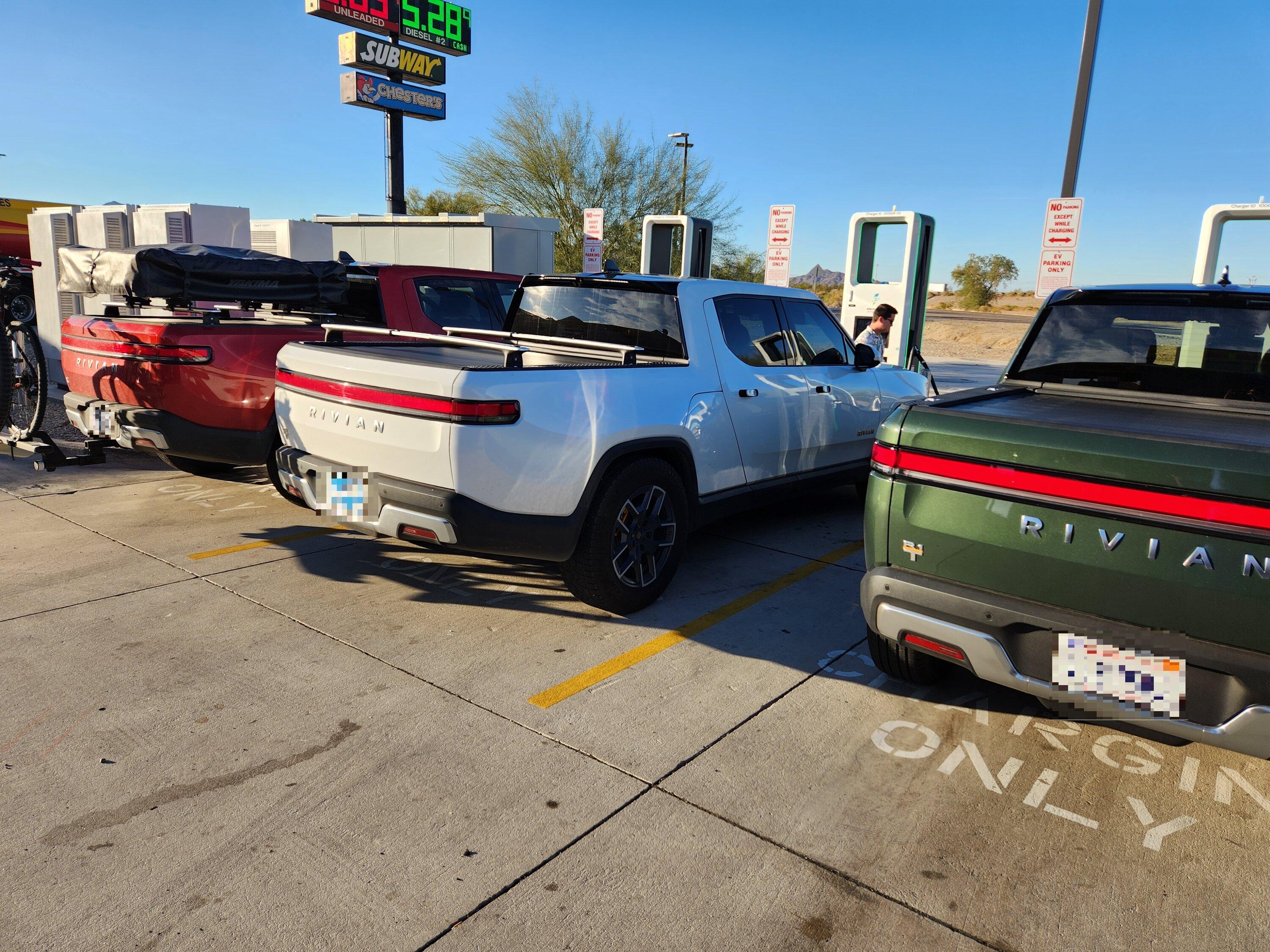 Rivian R1T R1S Christmas colors rivian christmas