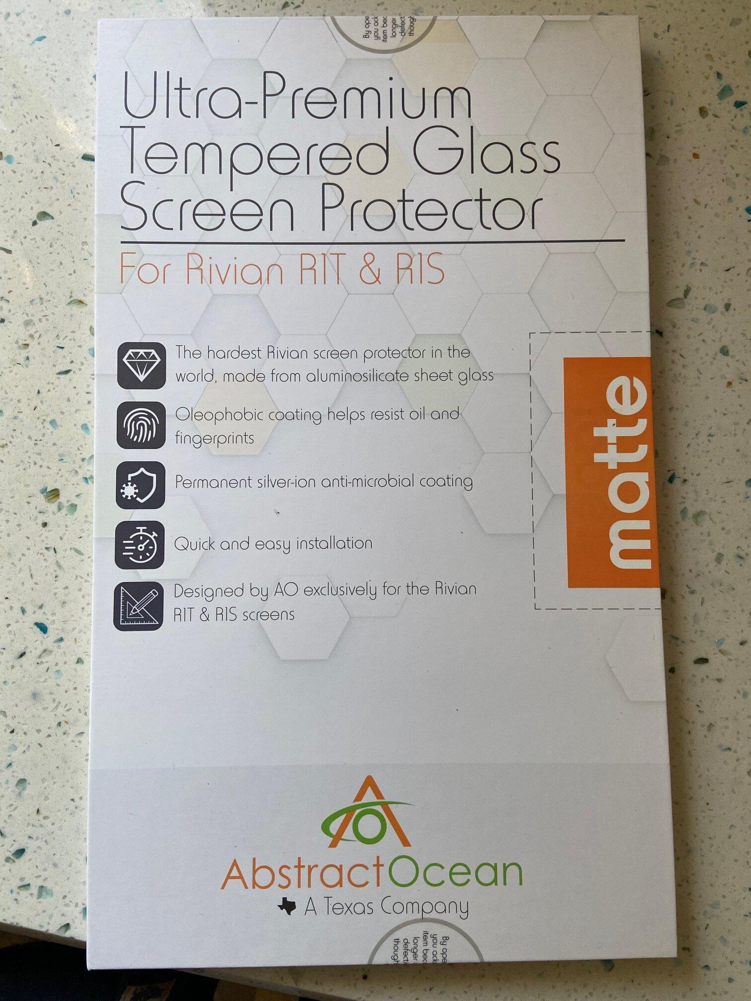 Rivian R1T R1S My 2nd R1T modification - display screen protection ADA1FB6D-28AE-4236-8793-F37C802C8F33