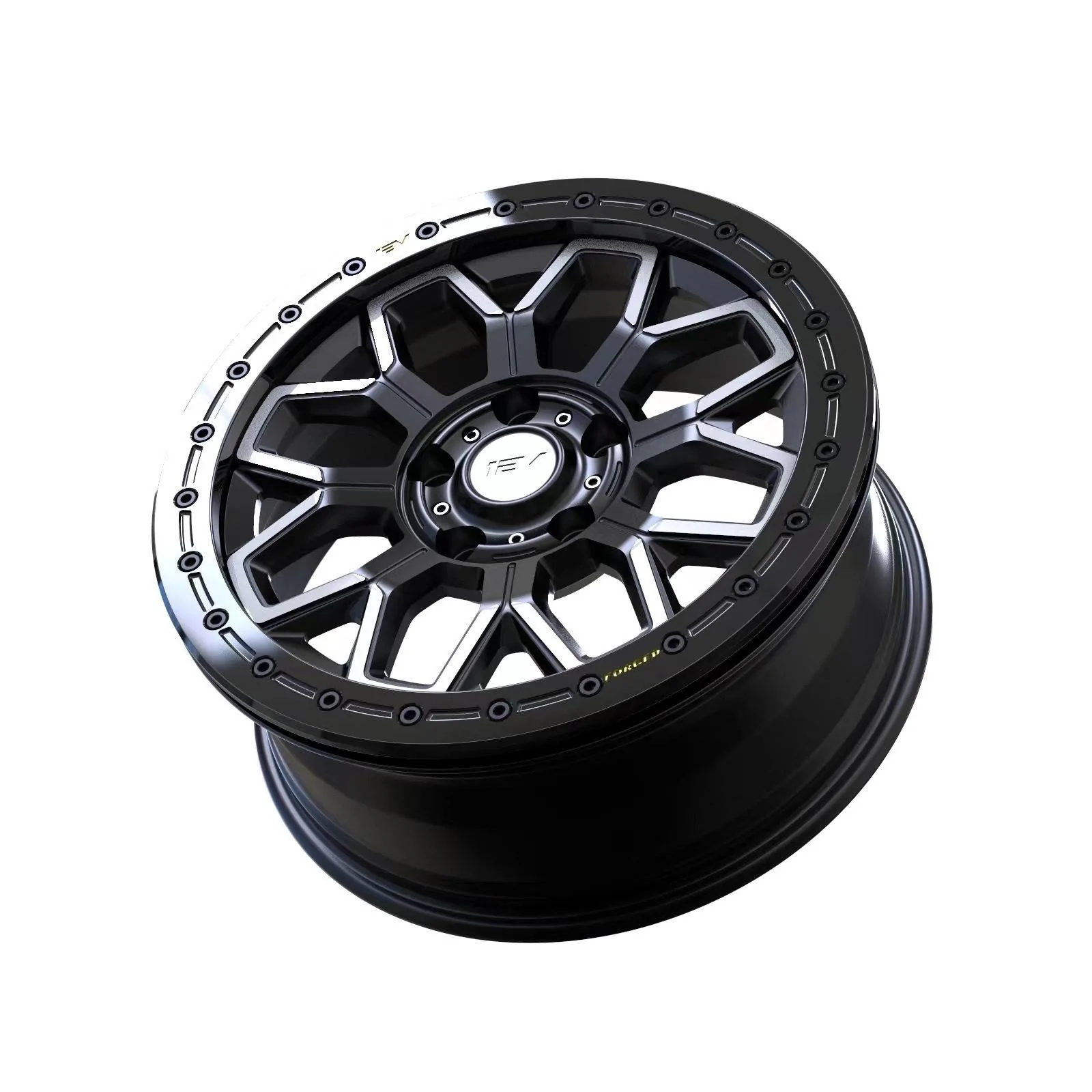 Rivian R1T R1S Introducing the first REAL Beadlock Wheel for Rivian!  R800 RMaxx Forged Wheels by Team 1EV IMG_4436