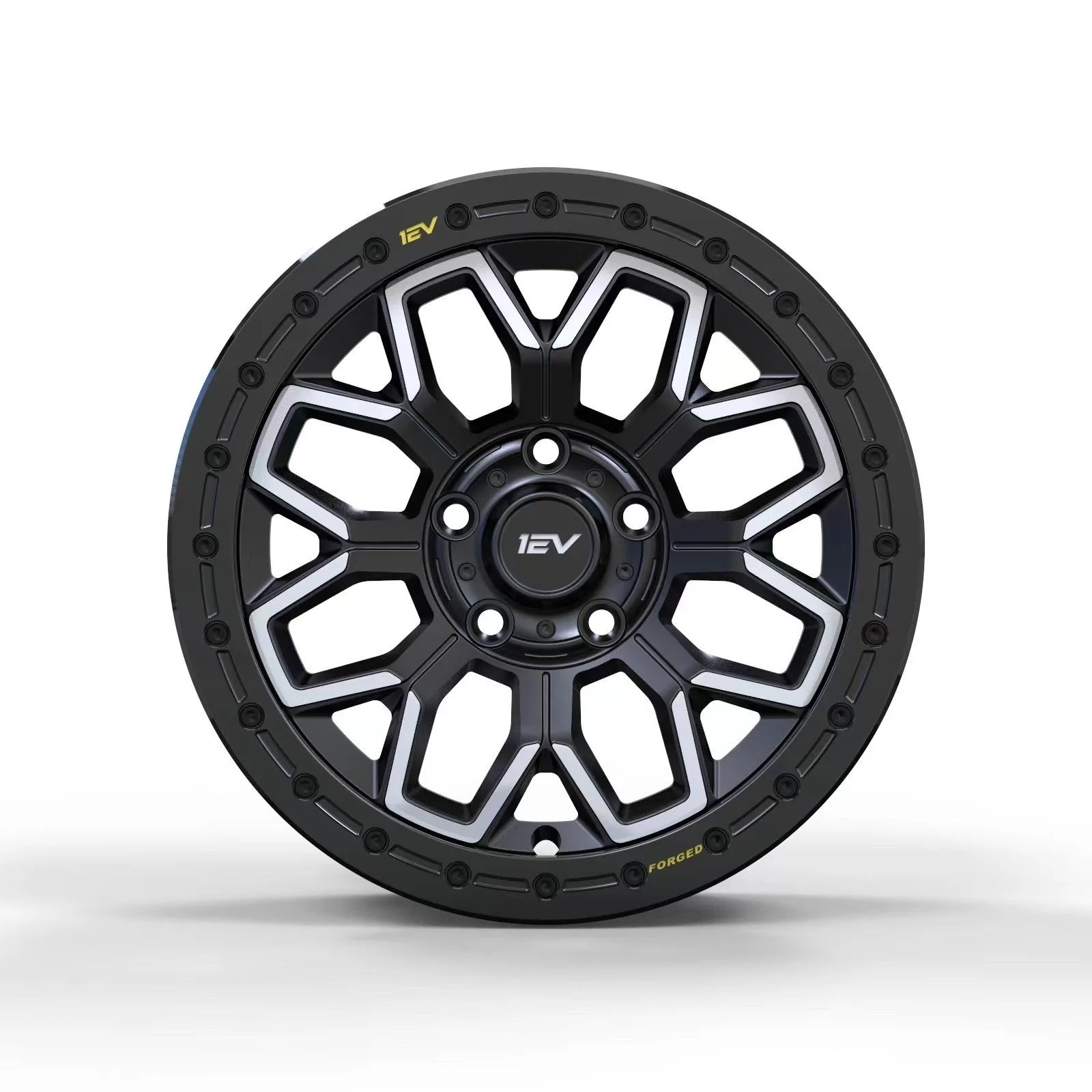 Rivian R1T R1S Introducing the first REAL Beadlock Wheel for Rivian!  R800 RMaxx Forged Wheels by Team 1EV IMG_4434
