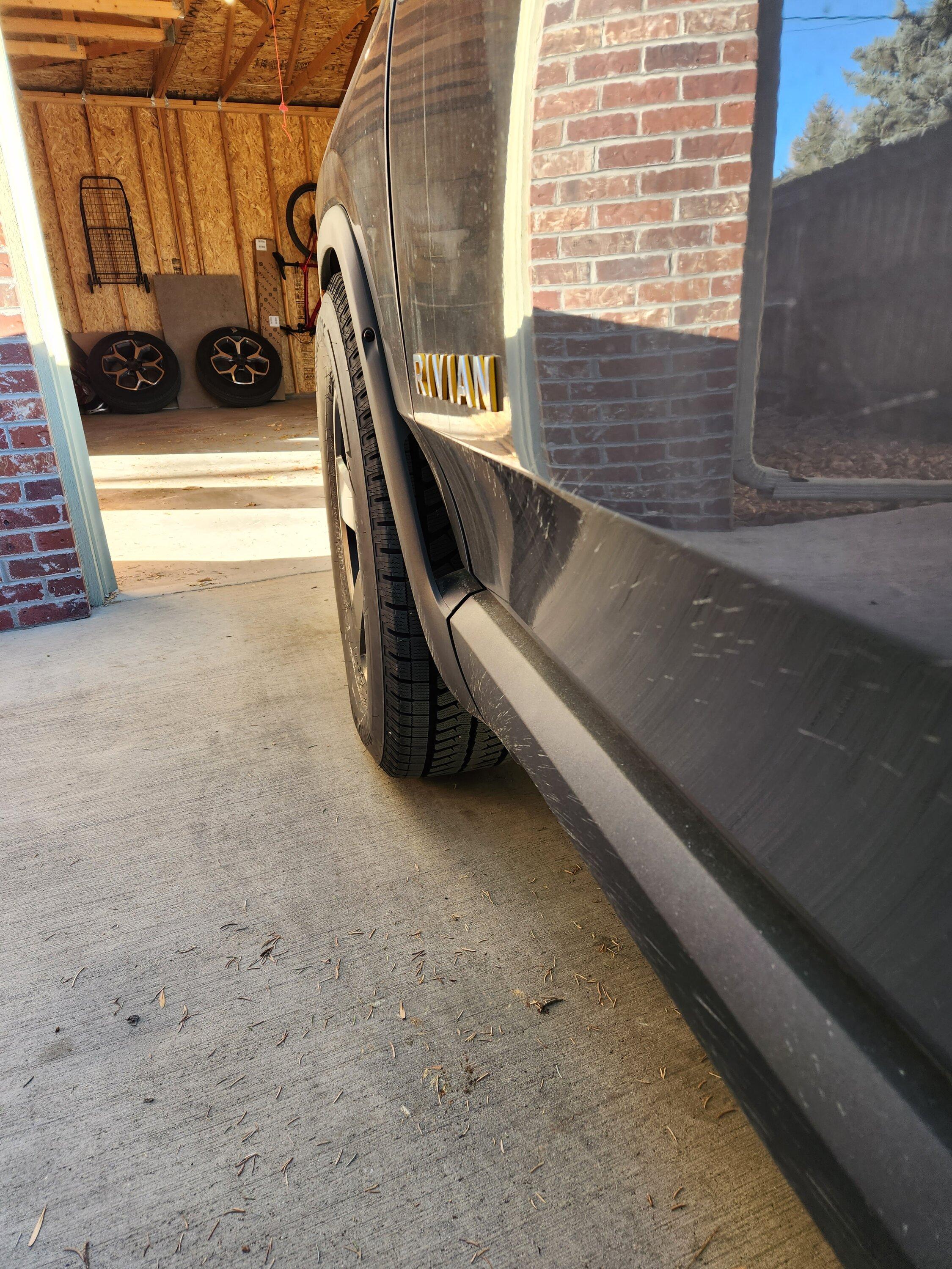 Rivian R1T R1S Random 20 Inch rims (cheap) for snow tires 20221217_092914