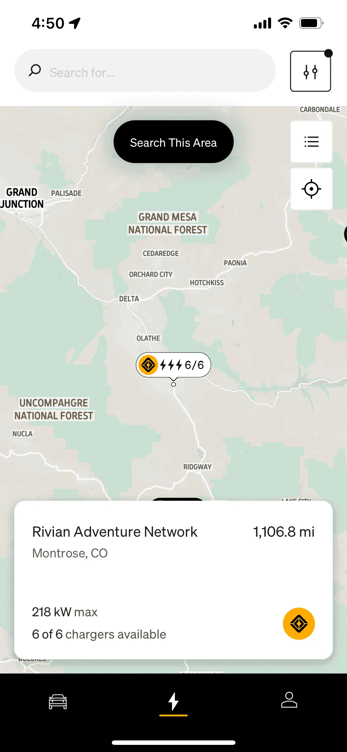 Rivian R1T R1S RAN Rivian Charging Stations Locations Map via Google Maps 7281E351-CC45-451A-8230-5DC51E4ACA1E