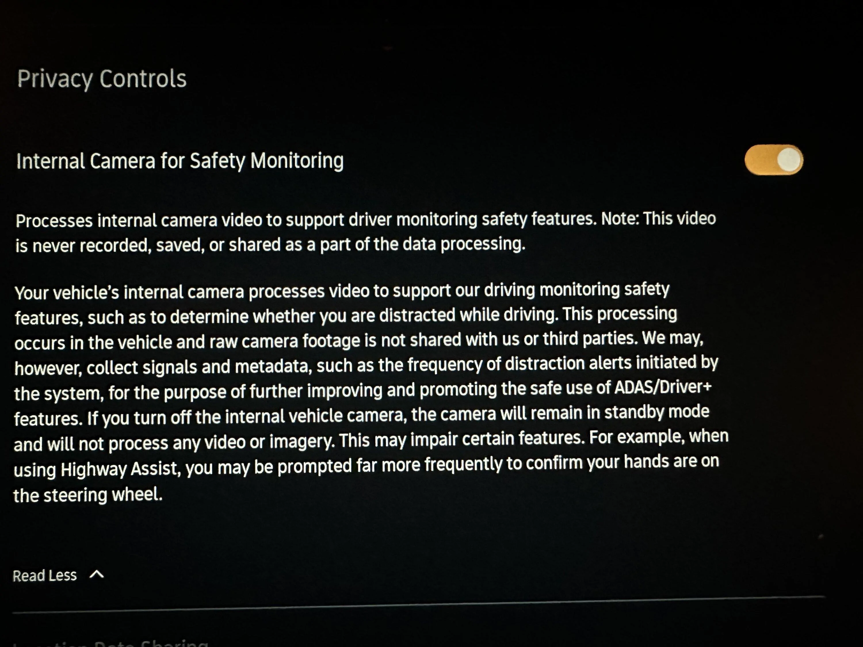 Rivian R1T R1S FYI 2022.47.0 Update - Interior Camera On by default 25ECEC82-A748-48B9-B910-91282484B7C7