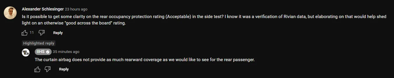 Rivian R1T R1S 2022 Rivian R1T IIHS Crash Test Ratings Released: Top Safety Pick+ ? 1671556269482