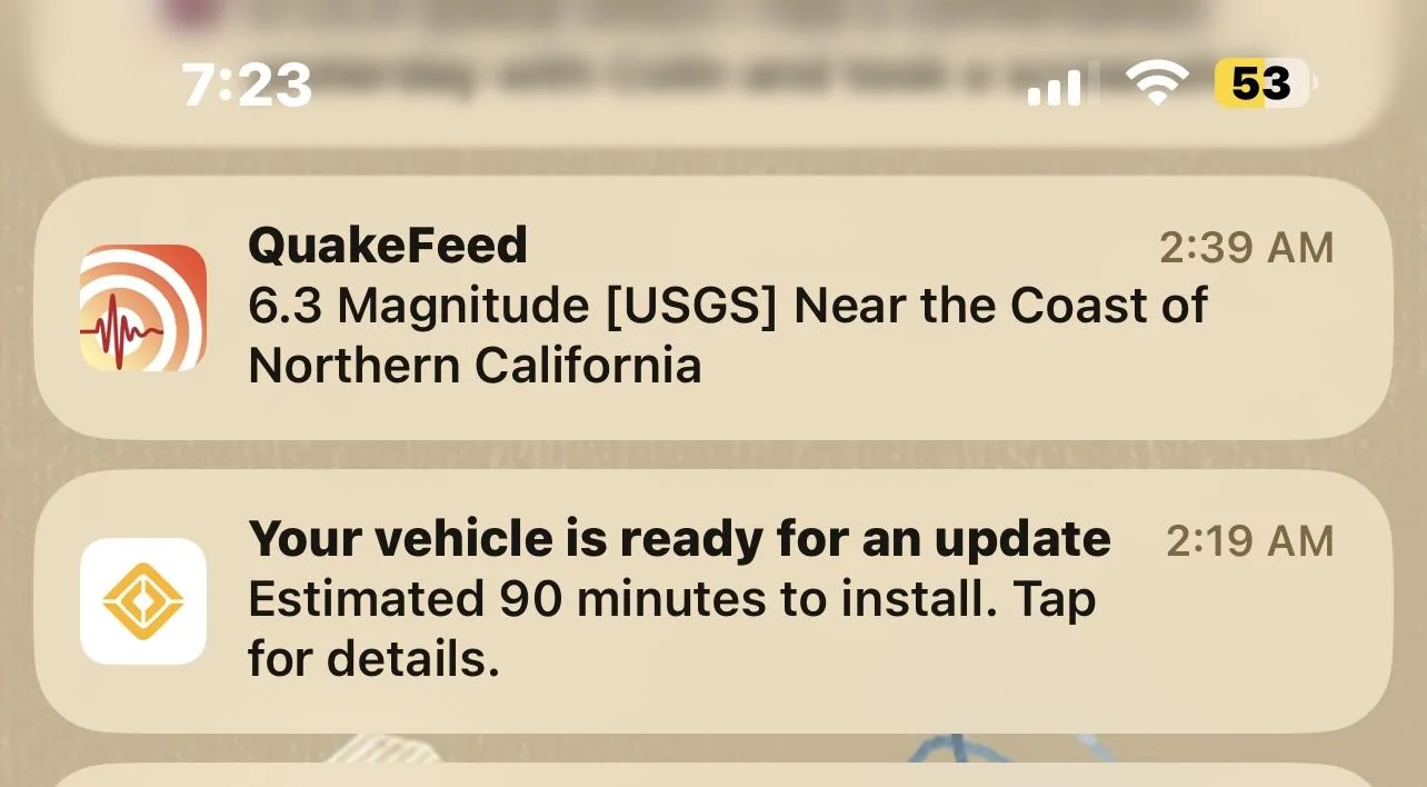 Rivian R1T R1S 2022.47.0 software update installed w/ SNOW MODE! IMG_3778