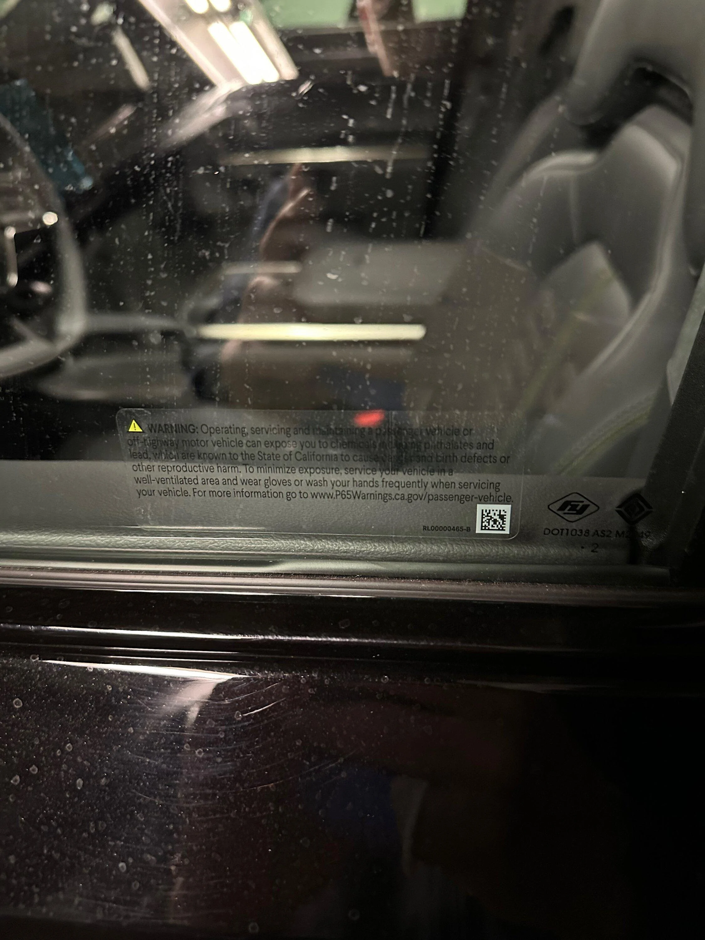 Rivian R1T R1S Is this sticker on window easily removed? IMG_3957