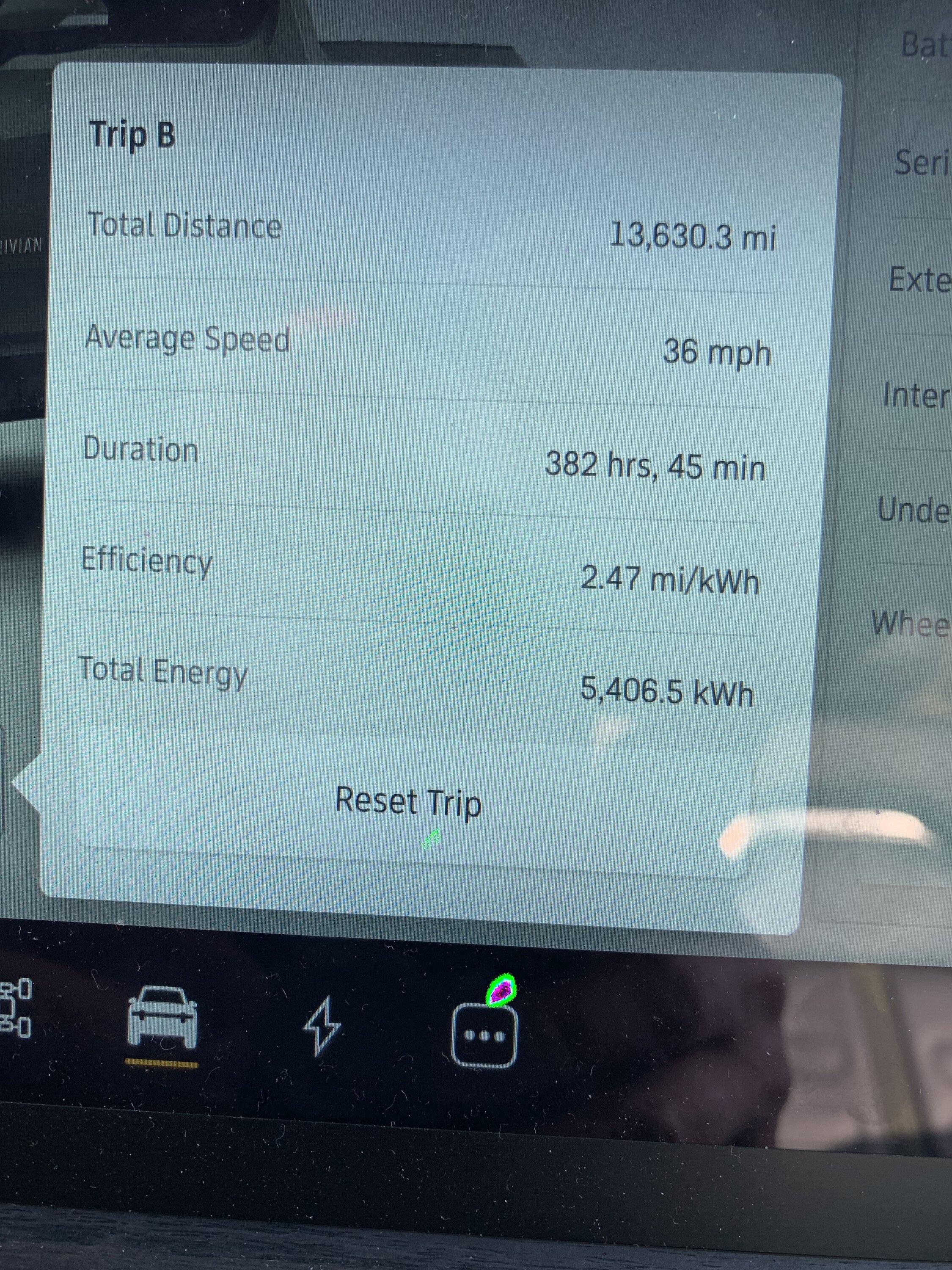 Rivian R1T R1S Rivian R1T Road Trip Efficiency Logs @ 2000 Miles EB2F1A16-1313-4417-BC2E-D9FE09BD2E9E