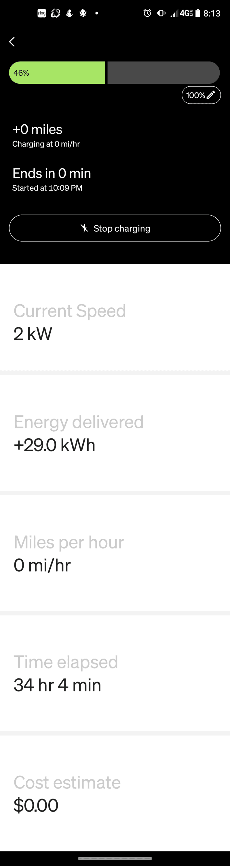 Rivian R1T R1S Losing range while charging??? Screenshot_20221222-081347
