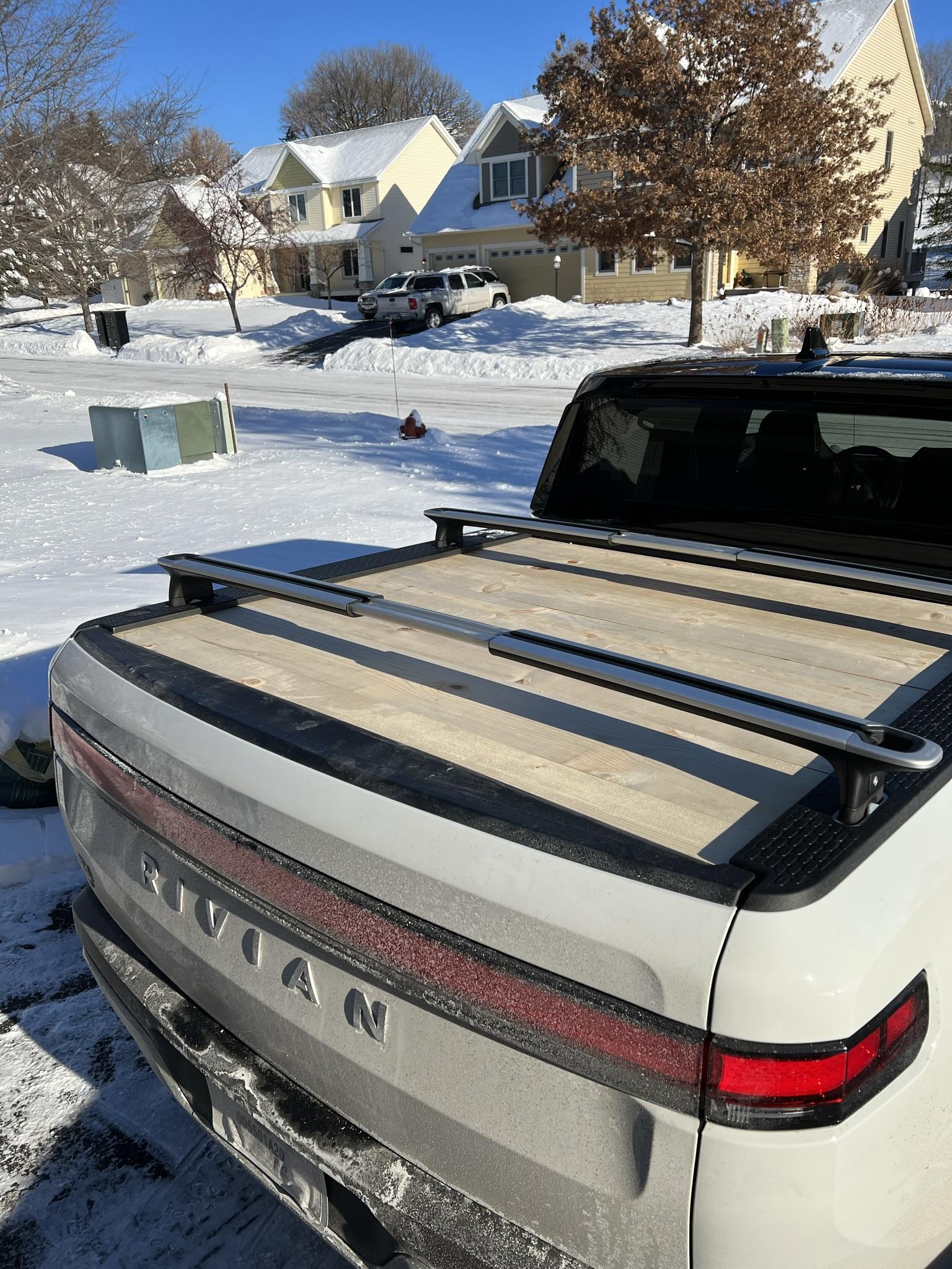 Rivian R1T R1S DIY temporary tonneau / bed cover? IMG_3762.JPEG