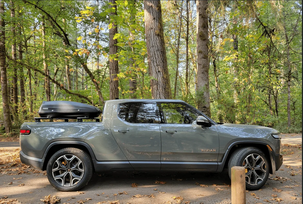 Rivian R1T R1S Anyone prefer a third party bed cover tonneau / canopy? 1672178300626