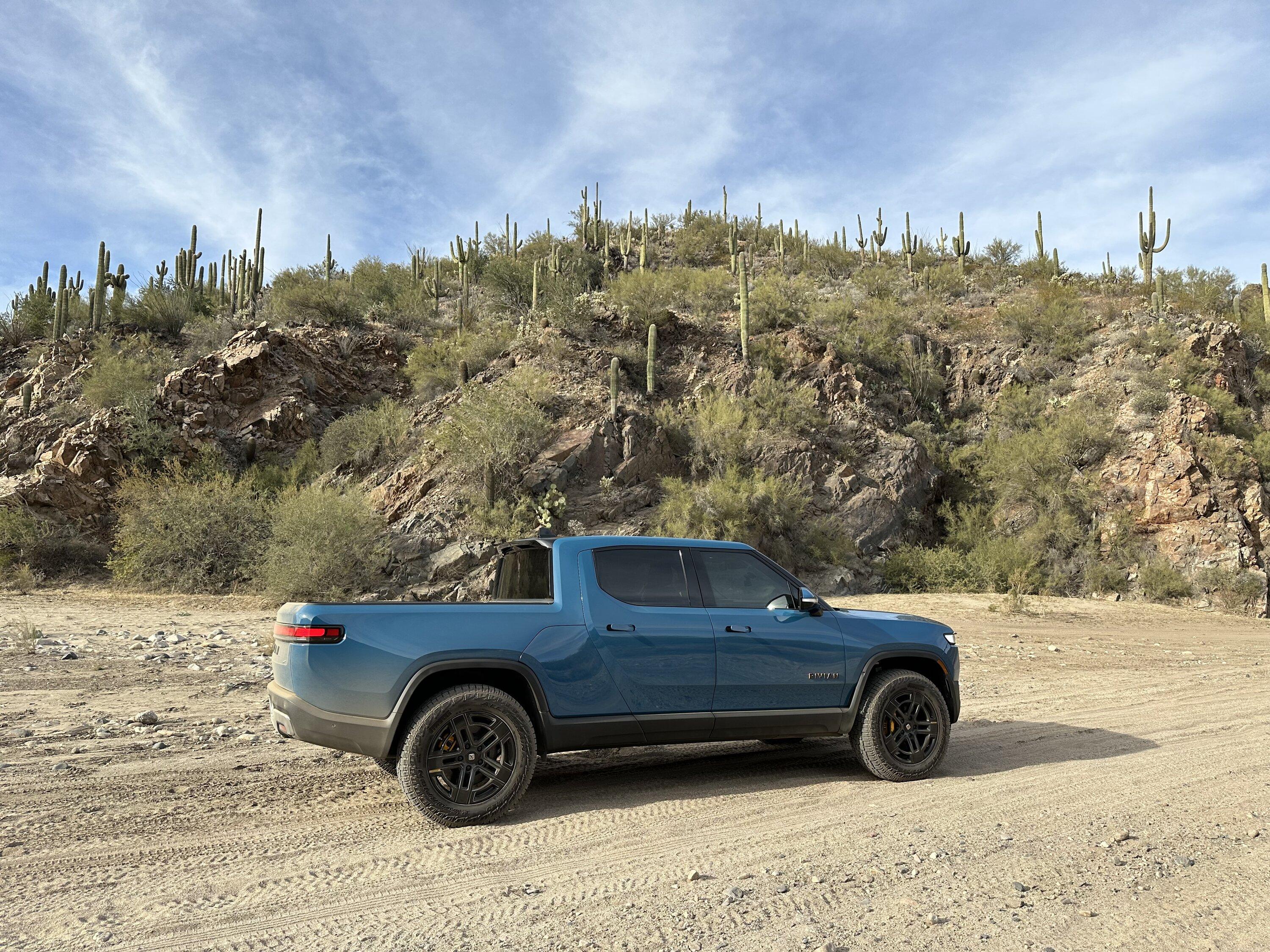 Rivian R1T R1S R1T Off-road Trips in Metro Phoenix, AZ: Box Canyon - Wickenburg and Bulldog Canyon FR10 - Mesa IMG_0849