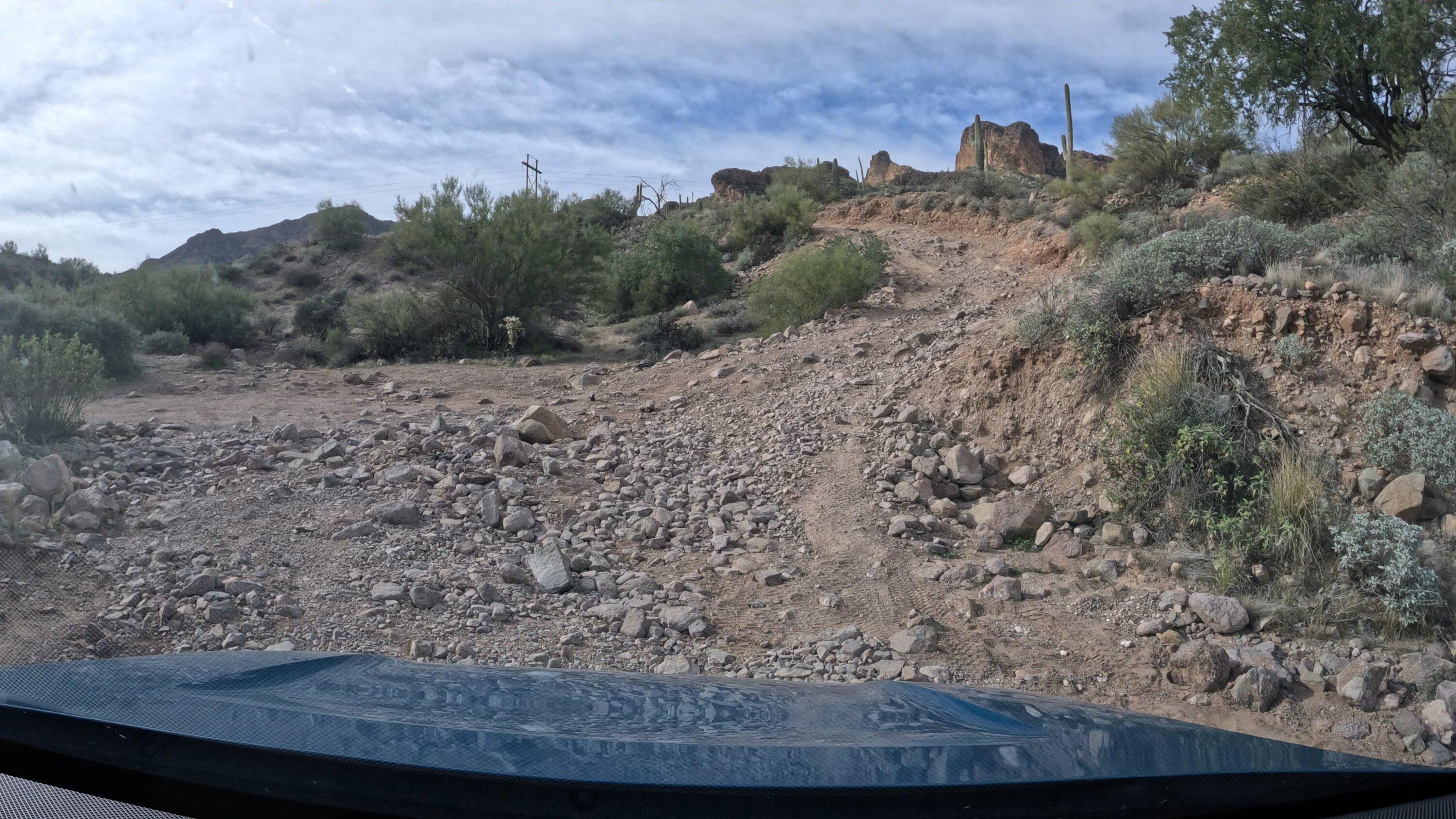Rivian R1T R1S R1T Off-road Trips in Metro Phoenix, AZ: Box Canyon - Wickenburg and Bulldog Canyon FR10 - Mesa Frame-28-12-2022-01-05-53