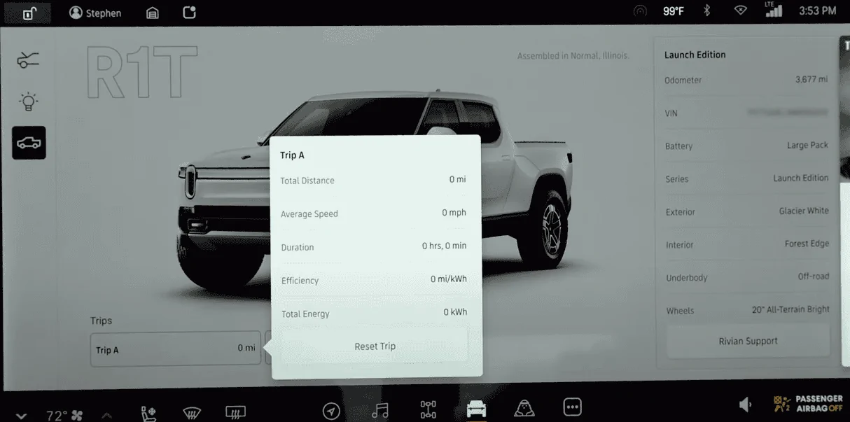 Rivian R1T R1S Efficiency / range at 80 mph? 1672262751964