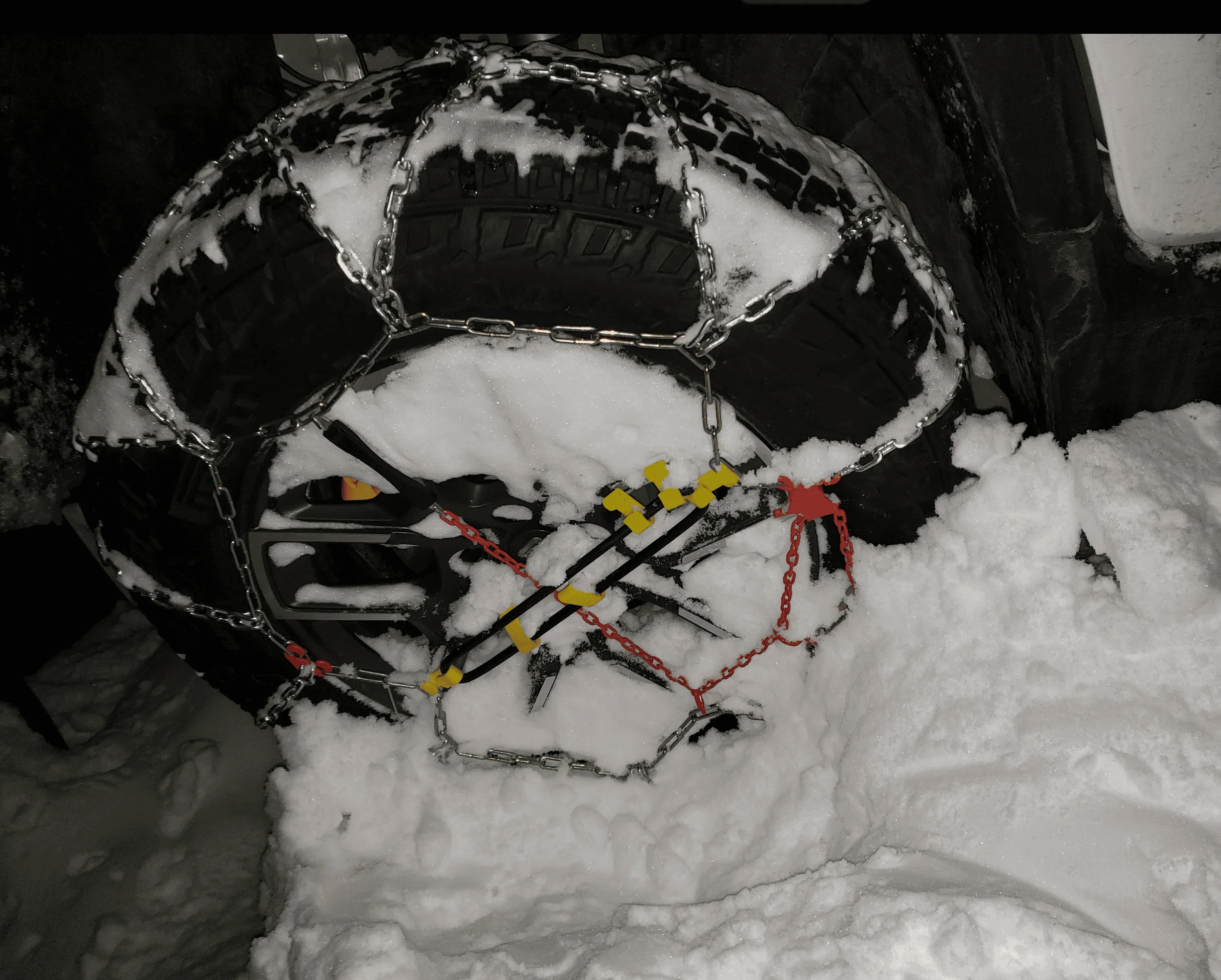 Rivian R1T R1S Snow socks for the 20s. 1672338976459