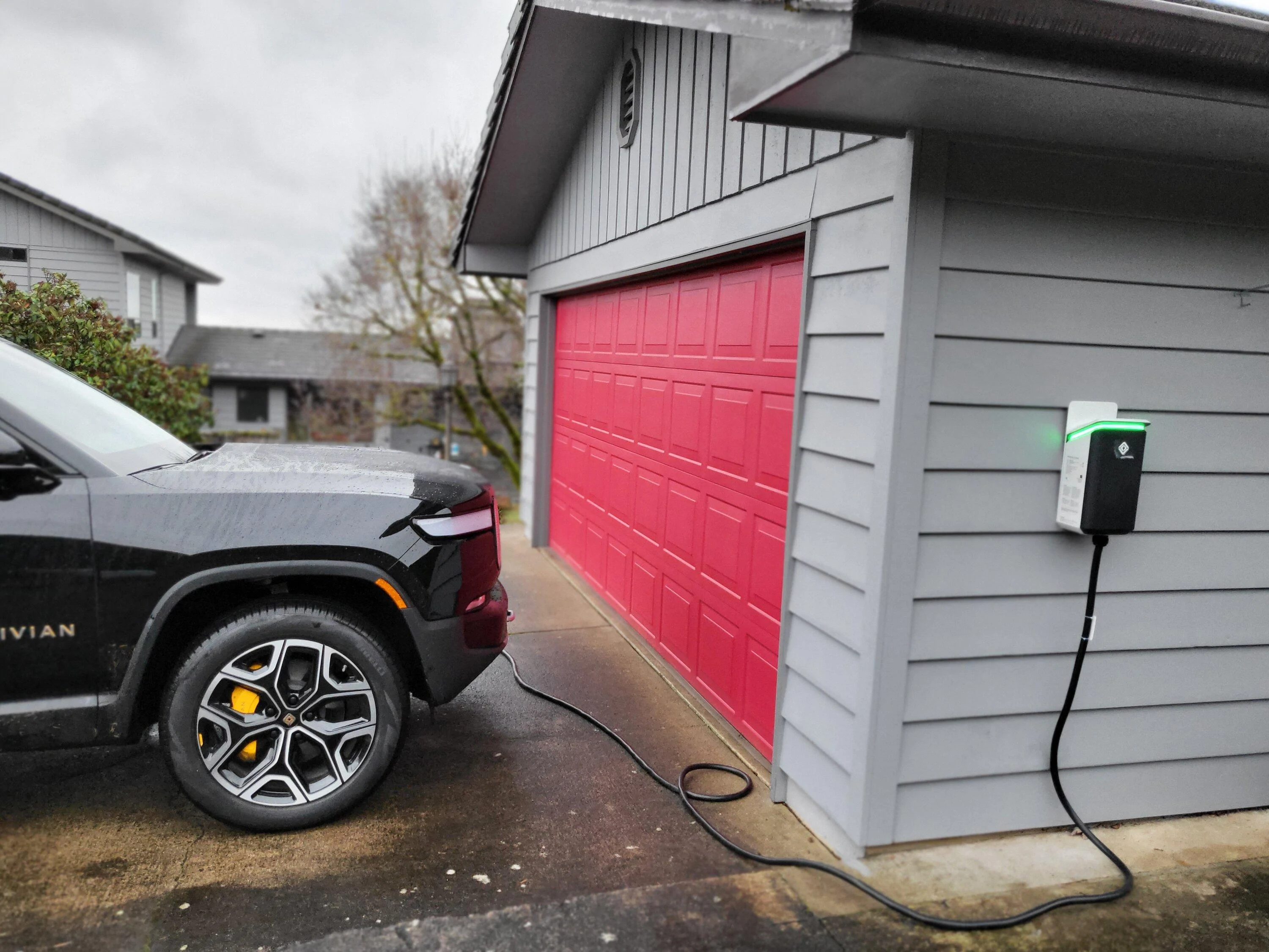 Rivian R1T R1S Show off your Level 2 Home Charger installs here 20221229_152151